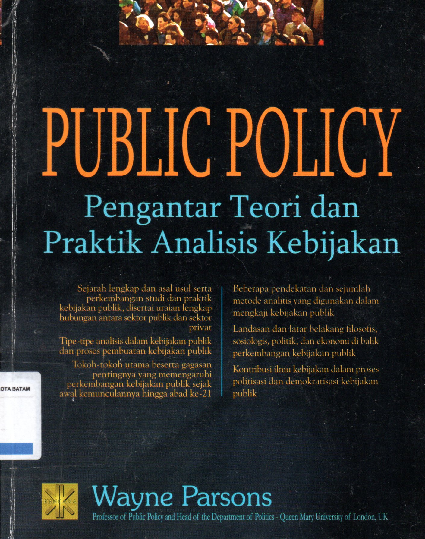 Sampul Public Policy :  Pengantar Teori dan Praktik Analisis Kebijakan