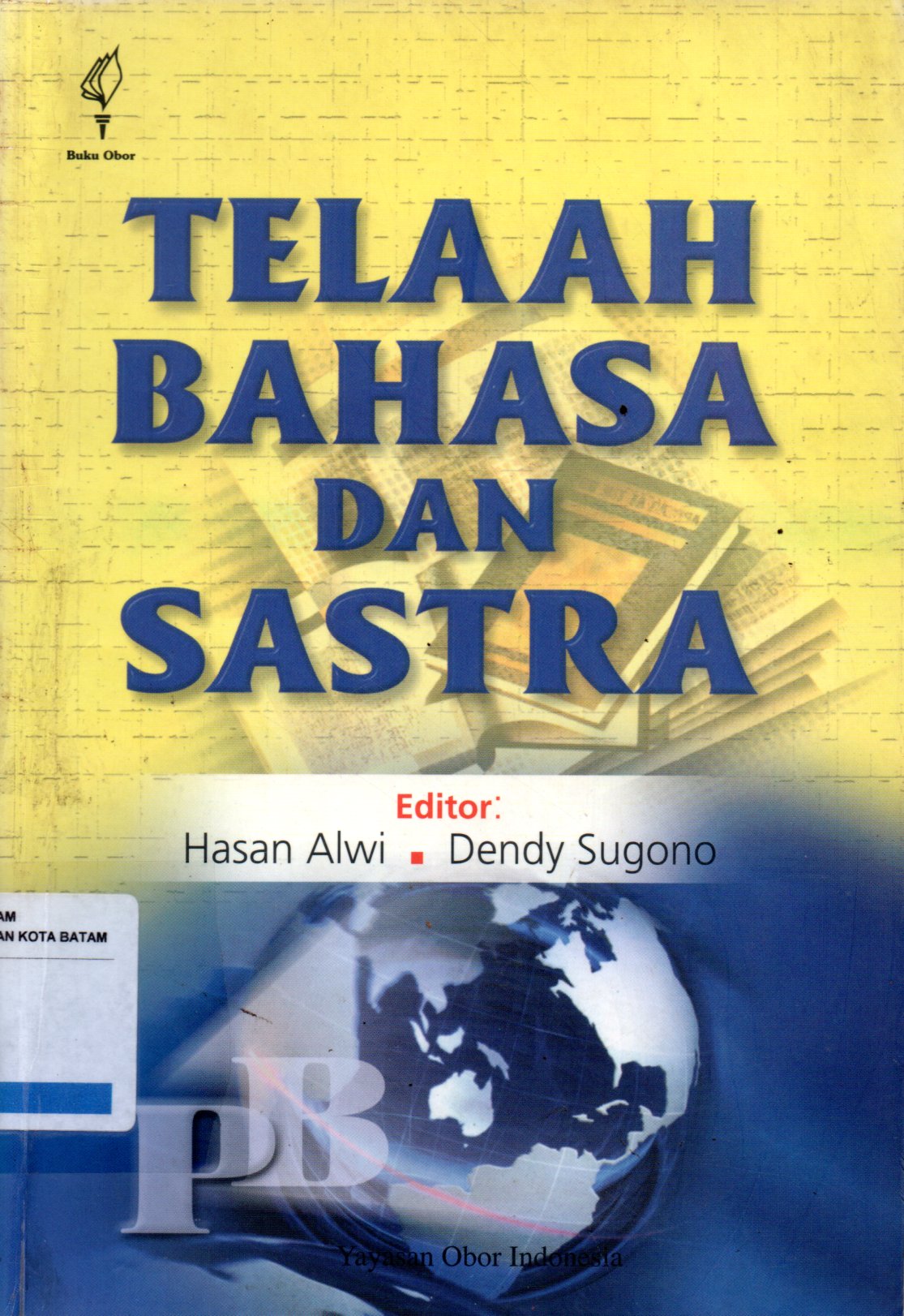 Sampul Telaah Bahasa dan Sastra