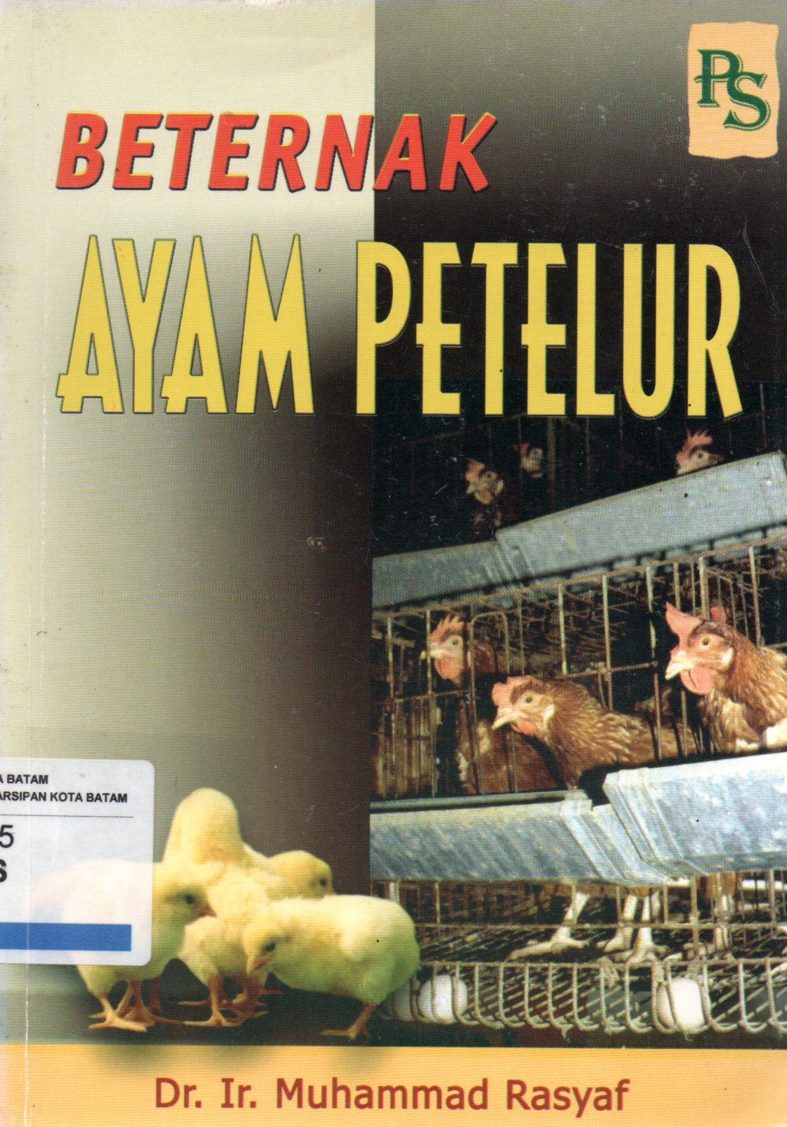 Sampul Beternak Ayam Petelur / Ilustrator: J. Sugito
