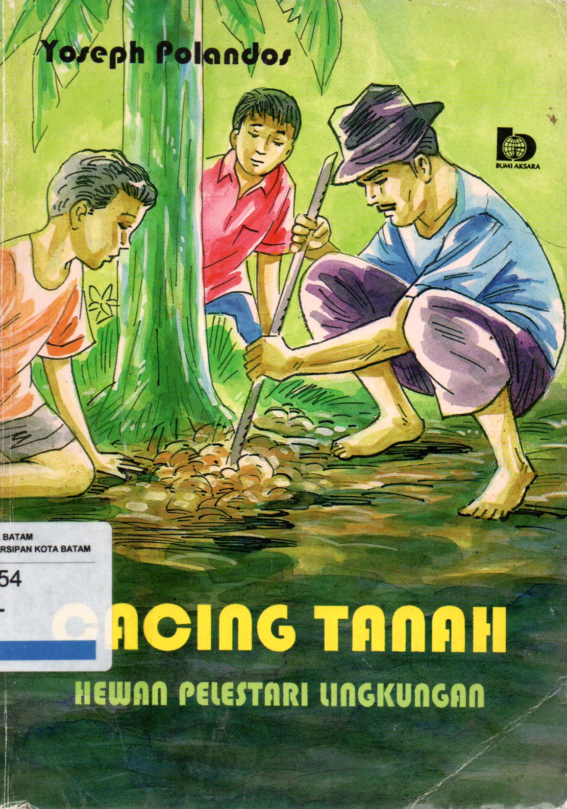 Sampul Cacing Tanah :  Hewan Pelestari Lingkungan