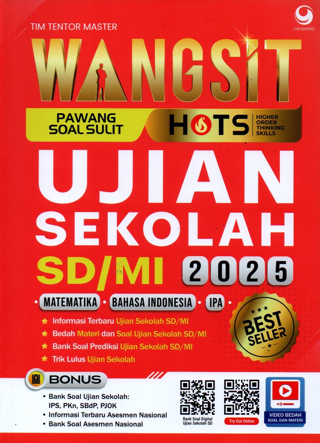 Sampul Wangsit (Pawang Soal Sulit) HOTS :  Ujian Sekolah SD/MI 2025 / Penyunting: Tim Redaksi Oxygen