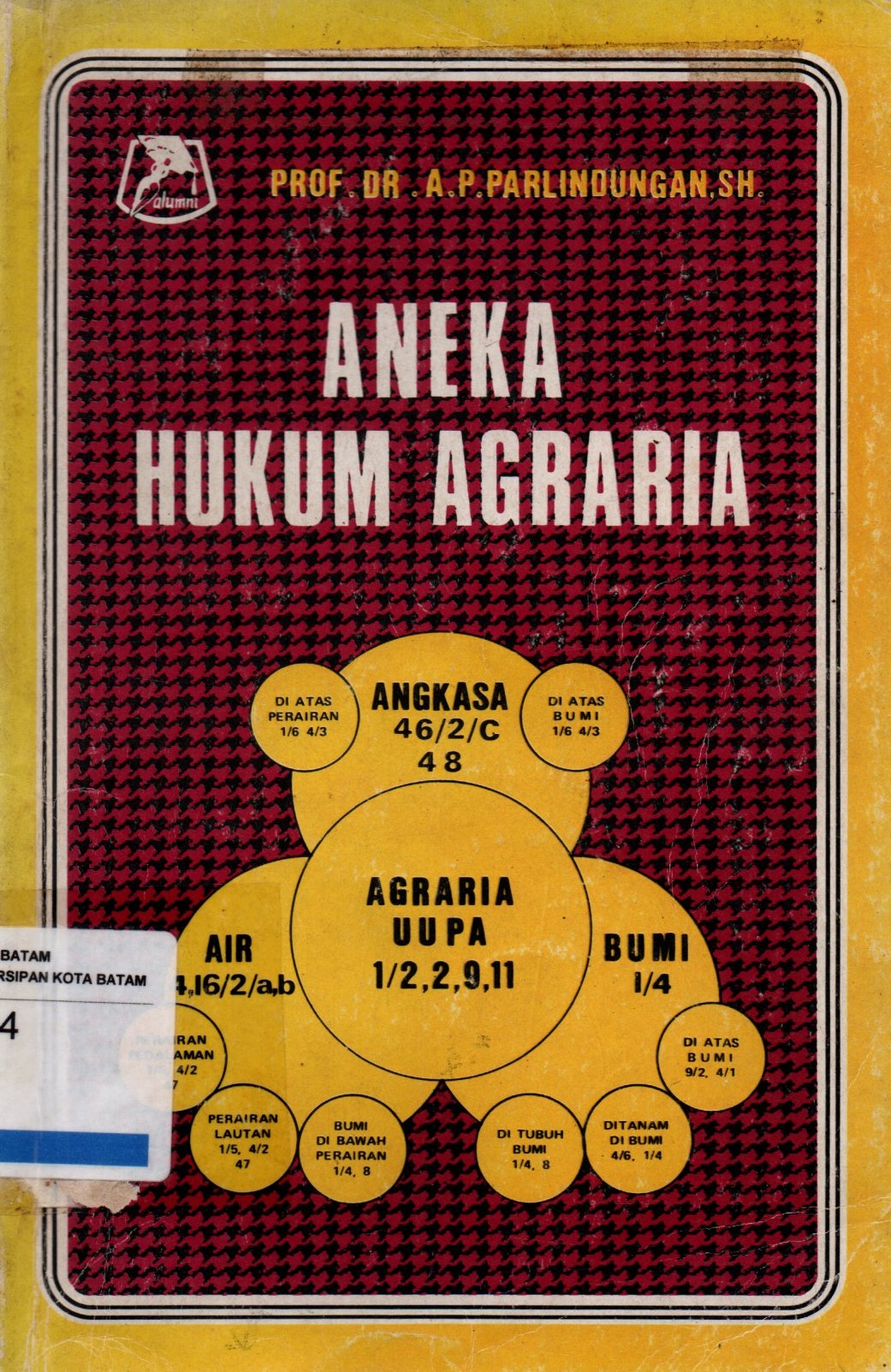 Sampul Aneka Hukum Agraria