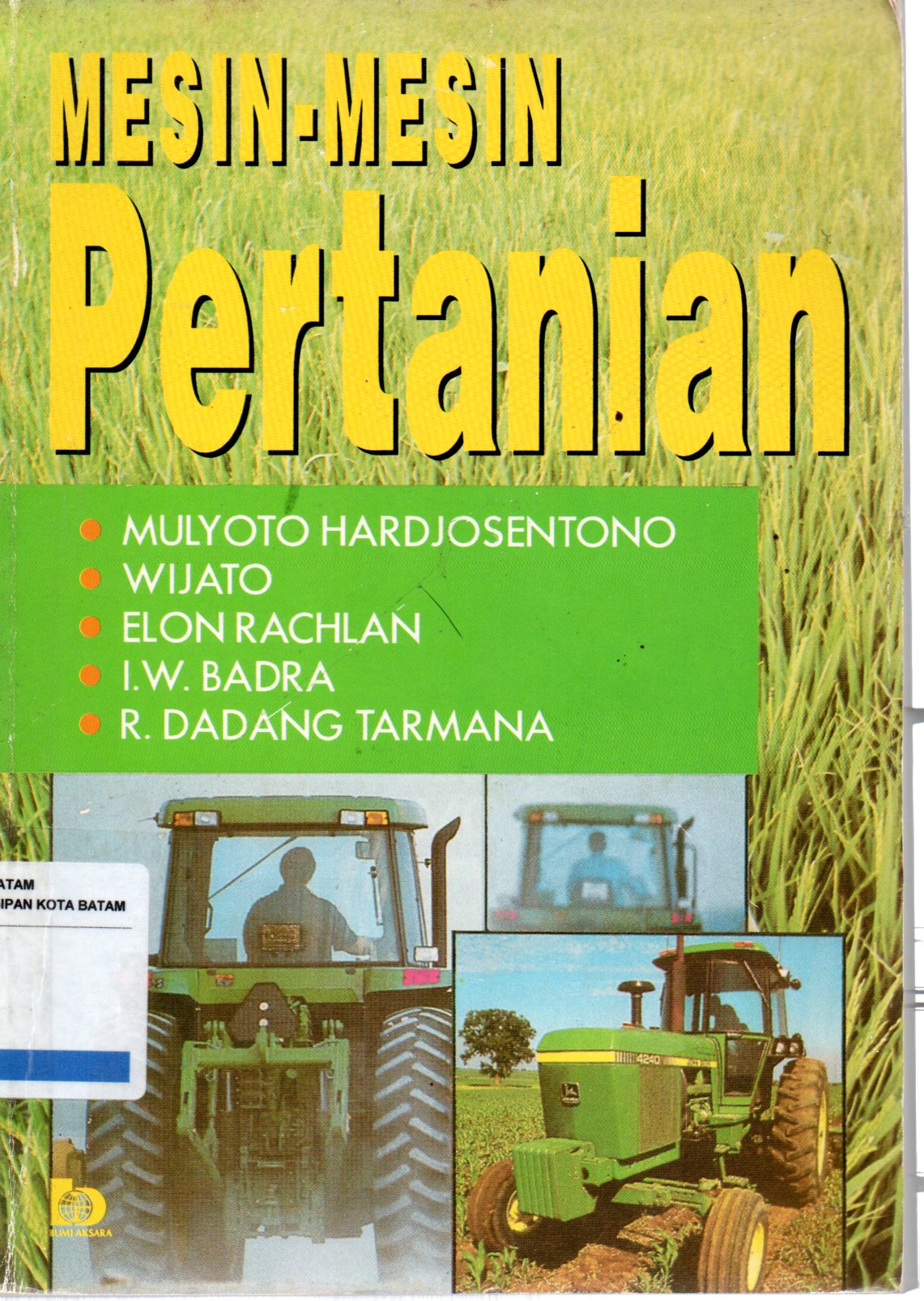 Sampul Mesin-Mesin Pertanian