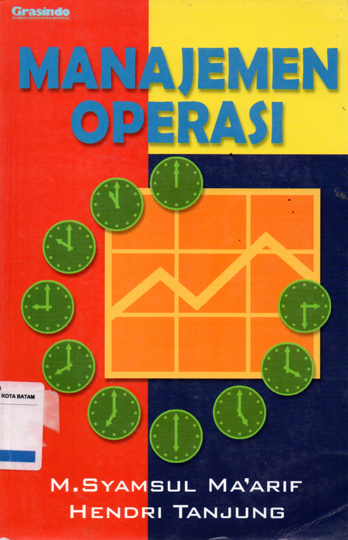 Sampul Manajemen Operasi / Penyunting: R. Masri Sareb Putra