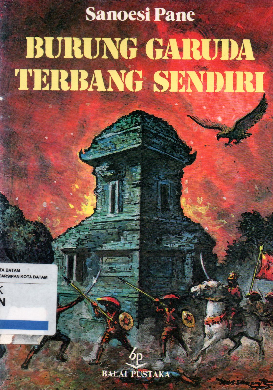 Sampul Burung Garuda Terbang Sendiri / Penerjemah: Das Chall