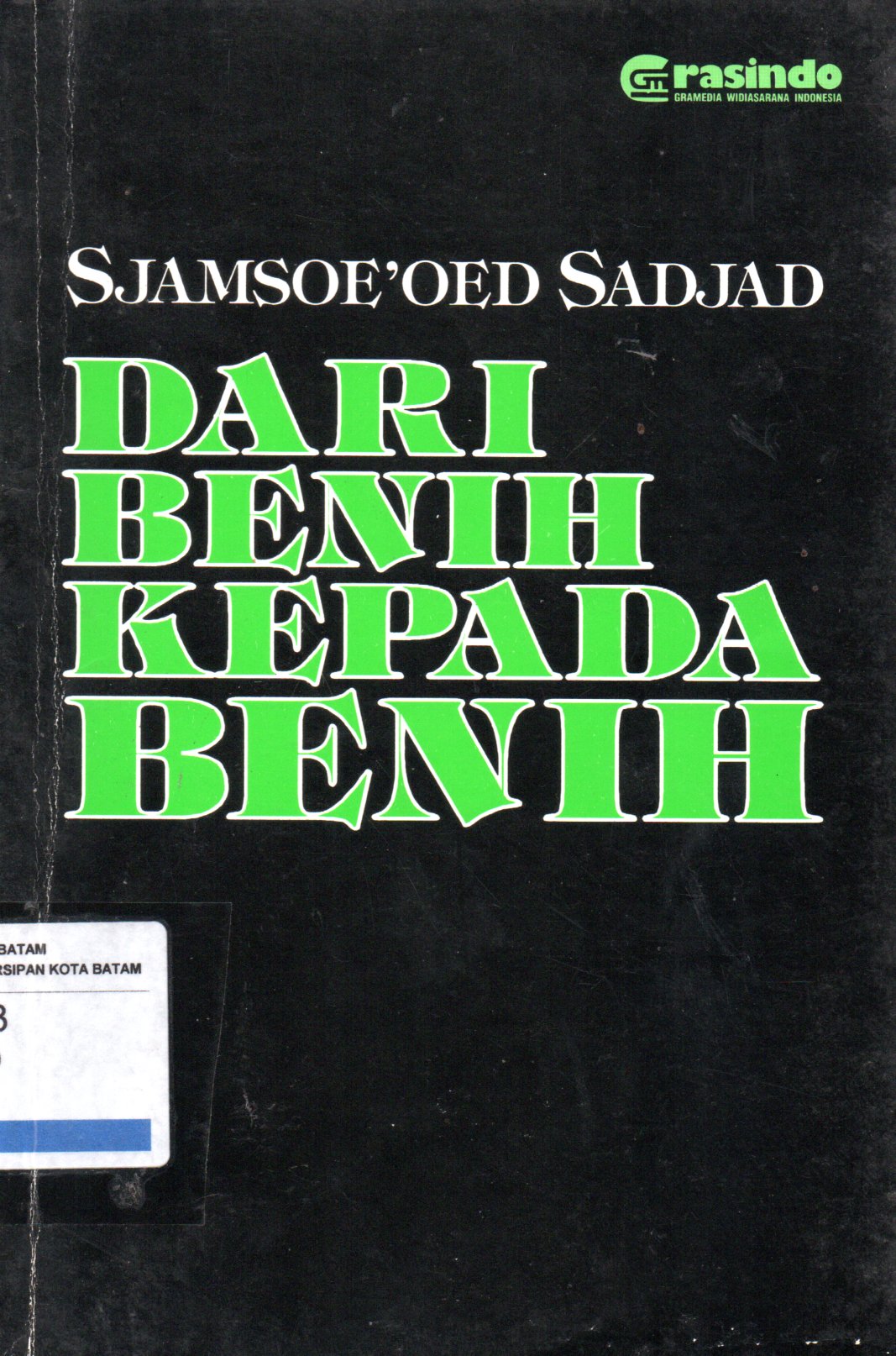 Sampul Dari Benih Kepada Benih