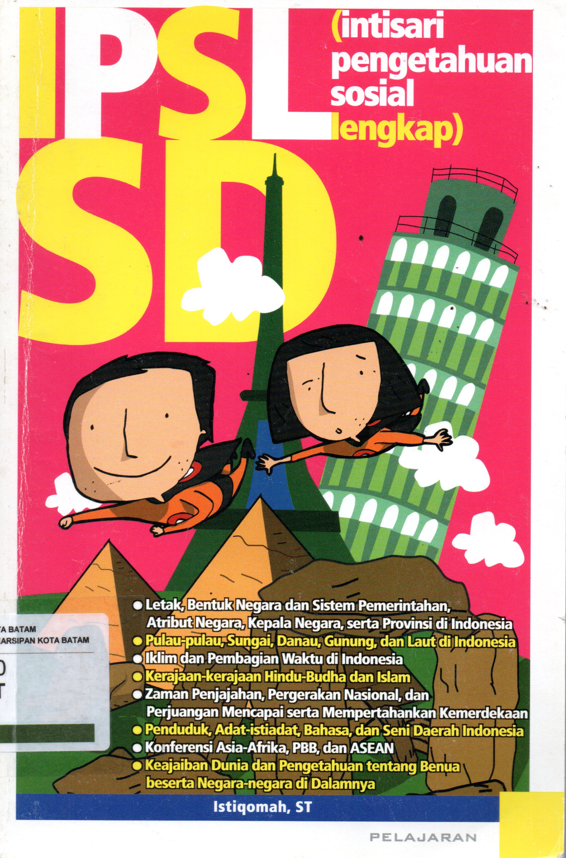 Sampul IPSL (Intisari Pengetahuan Sosial Lengkap) SD / Penyunting: Tajudin