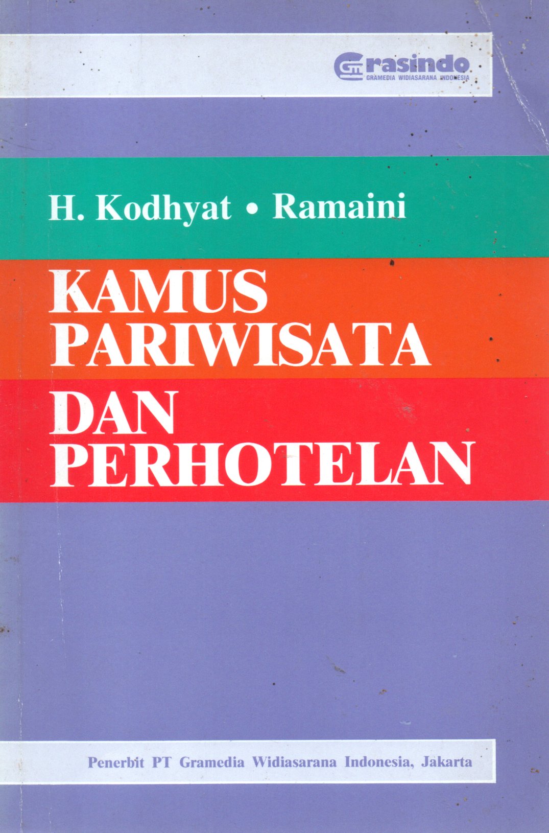 Sampul Kamus Pariwisata dan Perhotelan