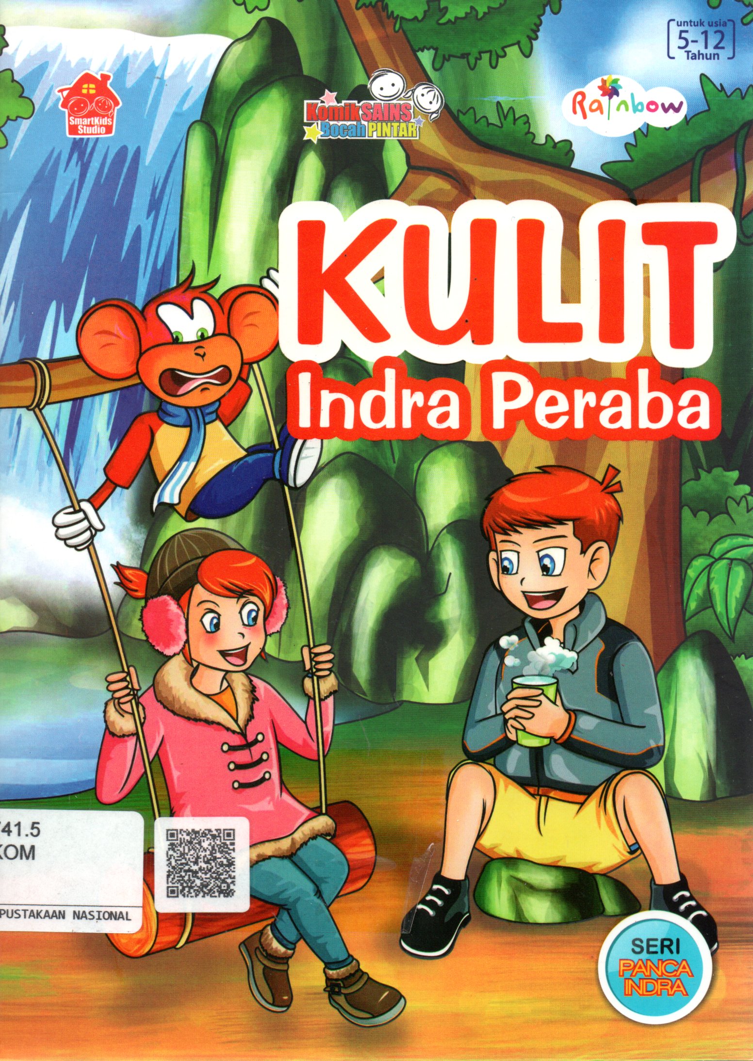 Sampul Komik Sains Bocah Pintar :  Kulit Indra Peraba / Editor: Maya