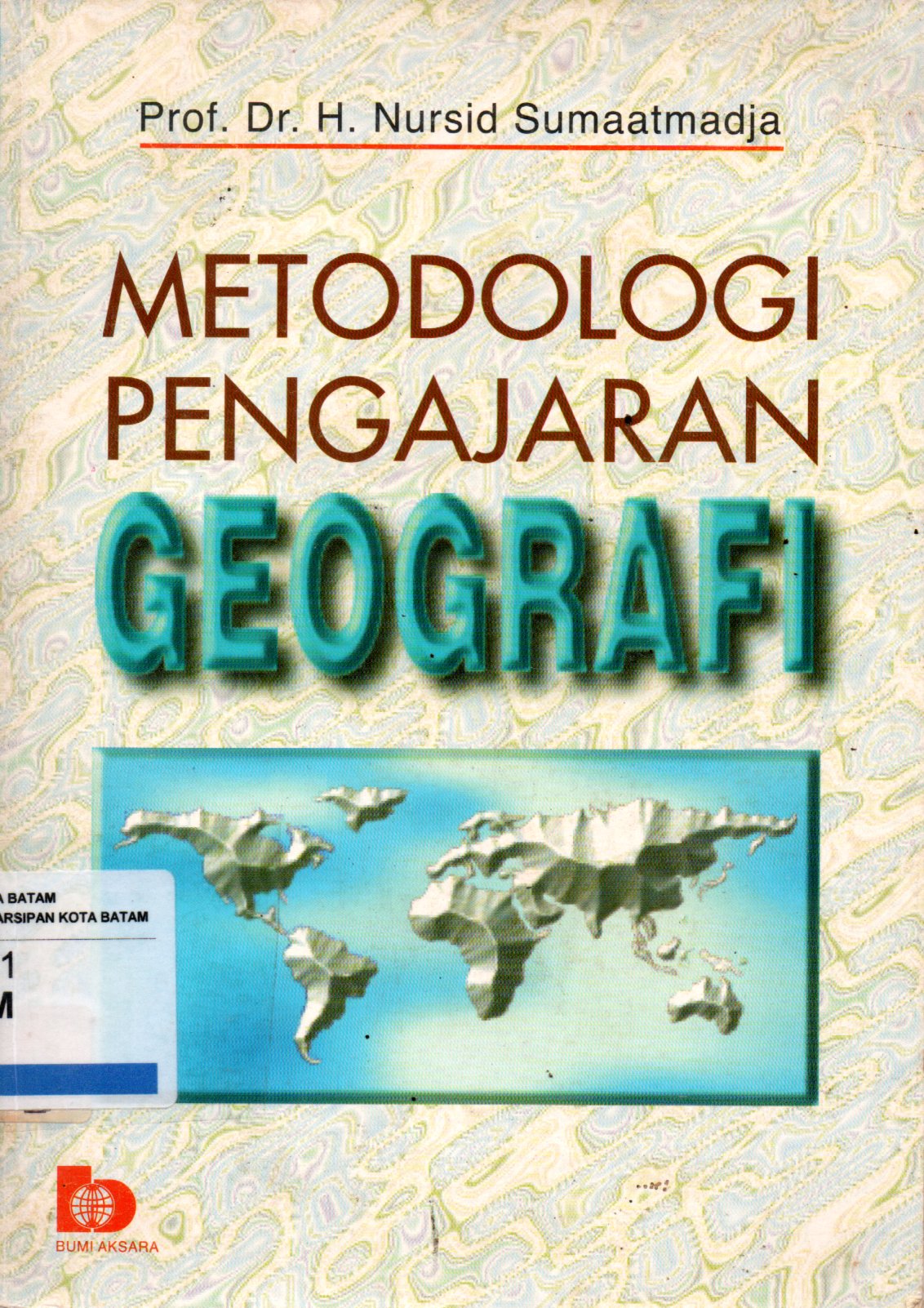 Sampul Metodologi Pengajaran Geografi