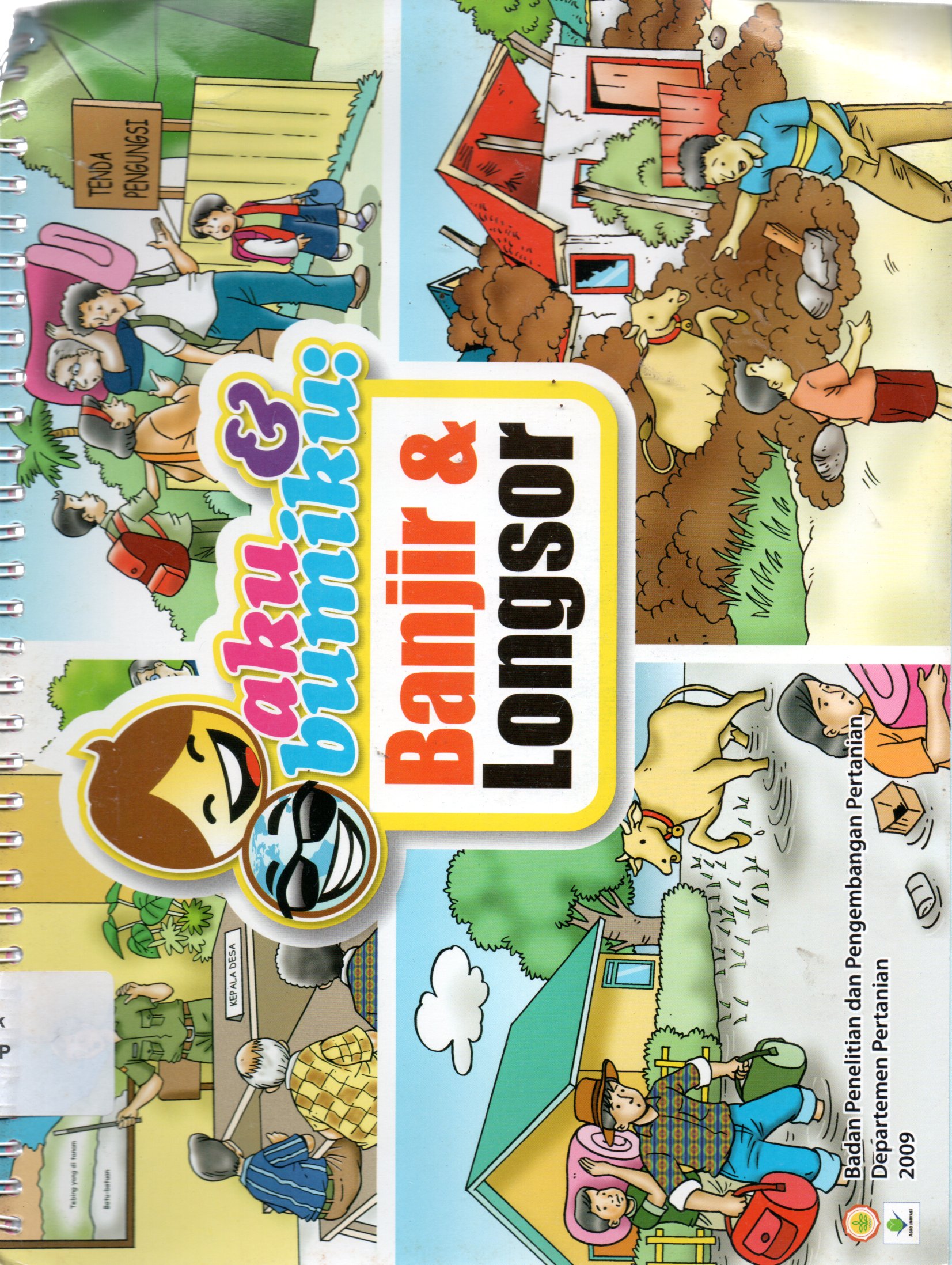 Sampul Aku dan Bumiku :  Banjir dan Longsor