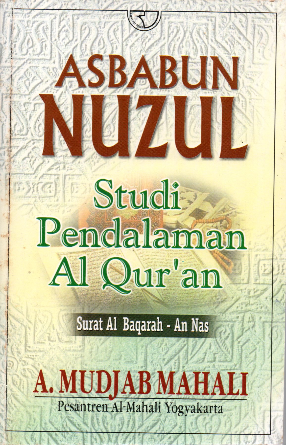 Sampul ASBANUN NUZUL STUDI PENDALAMAN ALQURAN