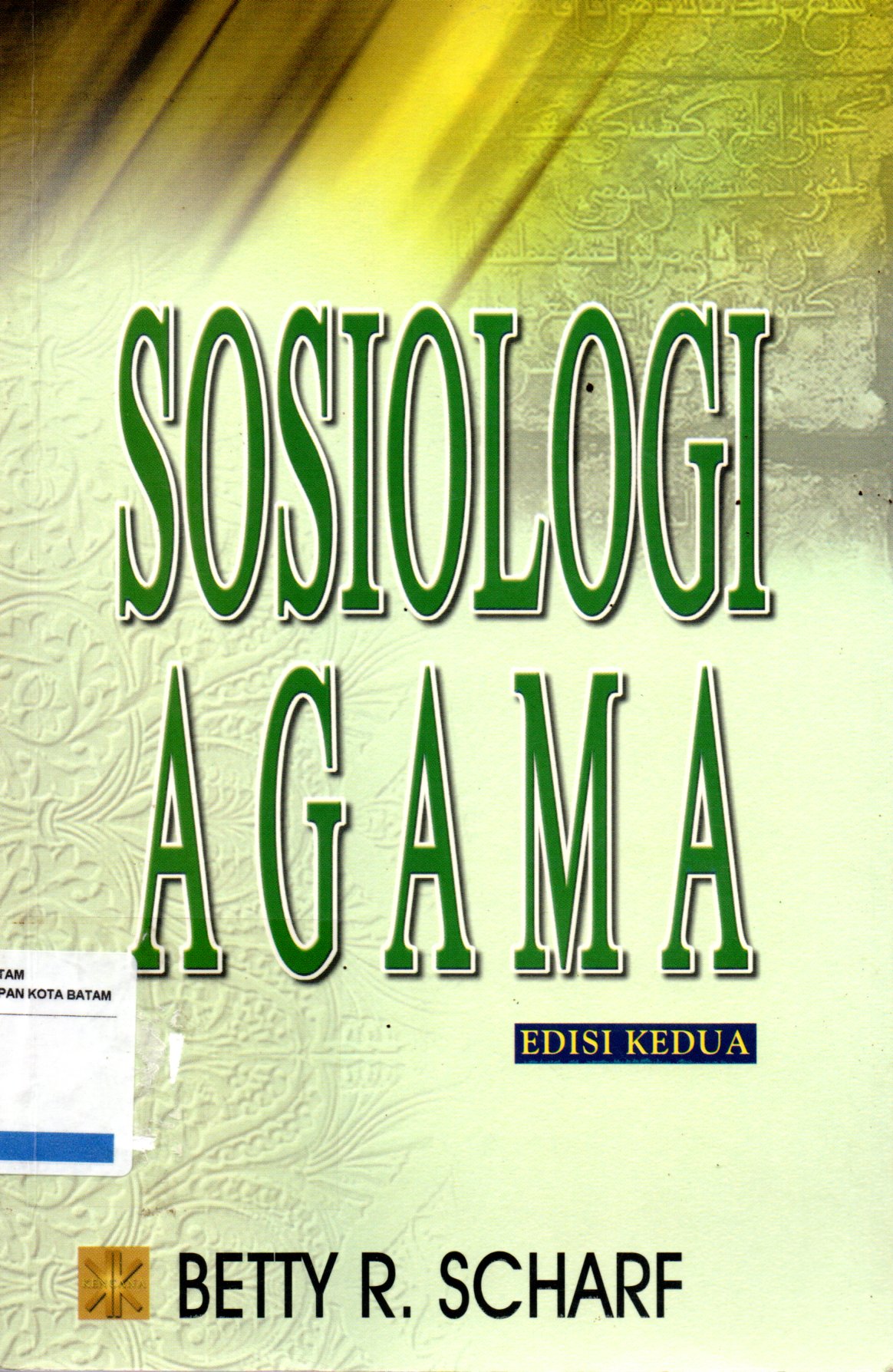 Sampul Sosiologi Agama