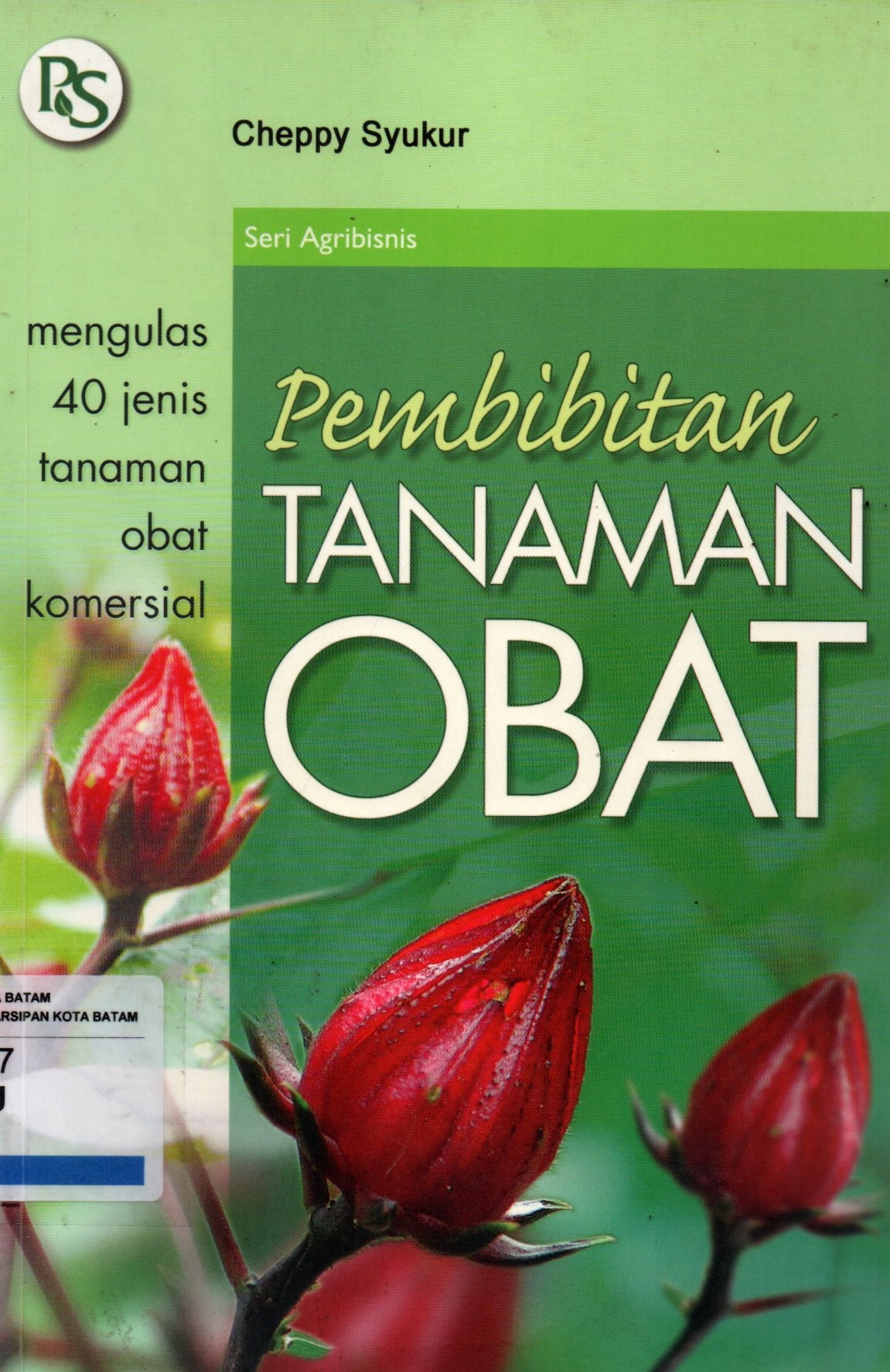 Sampul Pembibitan Tanaman Obat :  Seri Agribisnis