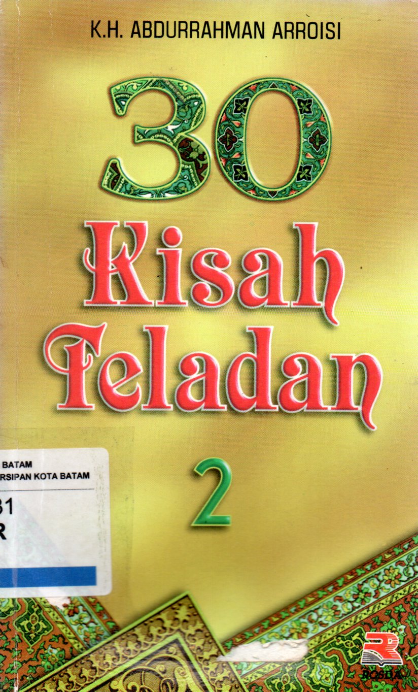 Sampul 30 Kisah Teladan 2 / Editor: Tjun Surjaman