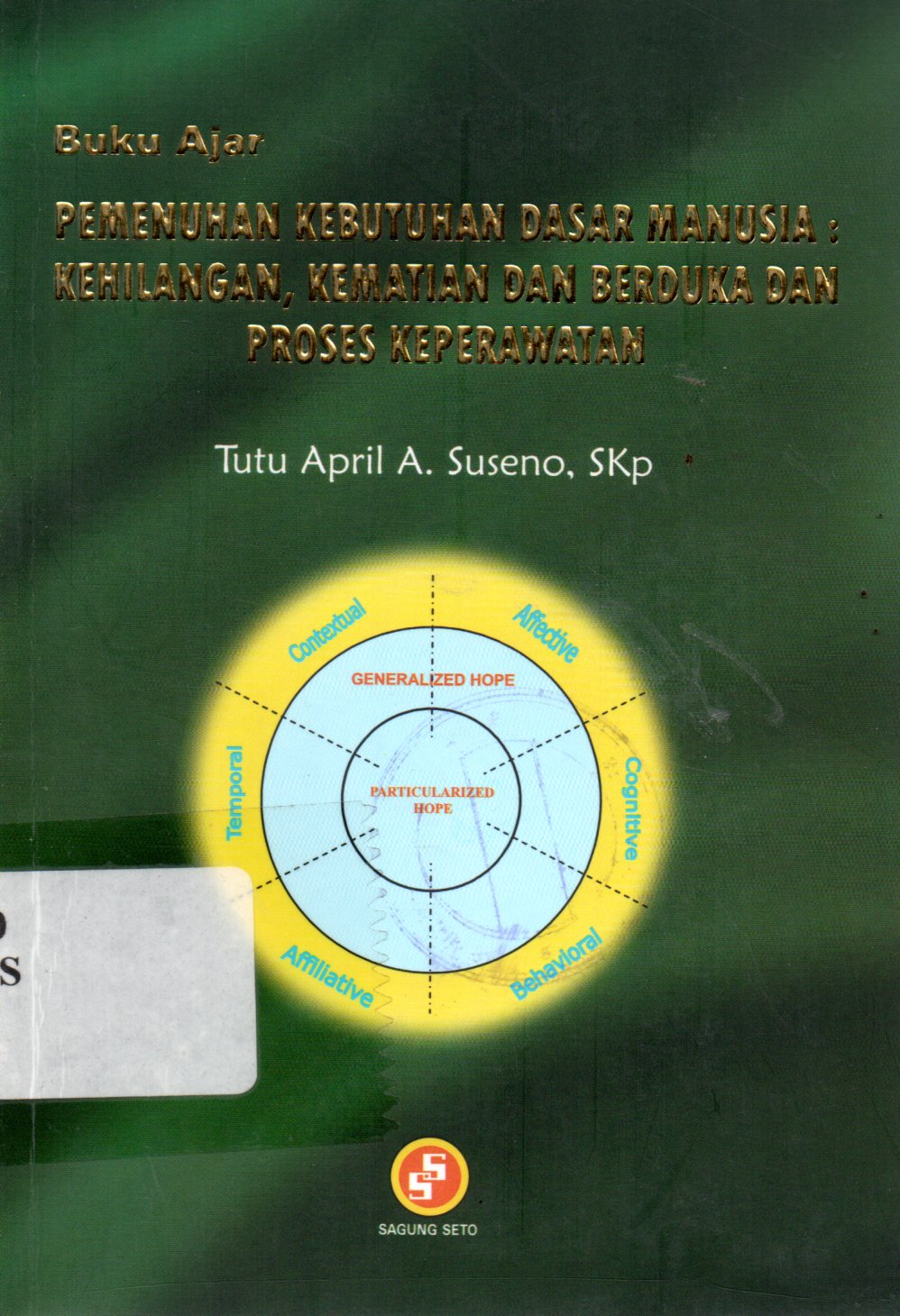 Sampul Buku Ajar Pemenuhan Kebutuhan Dasar Manusia: Kehilangan, Kematian dan Berduka dan Proses Keperawatan / Editor: Tutu April A