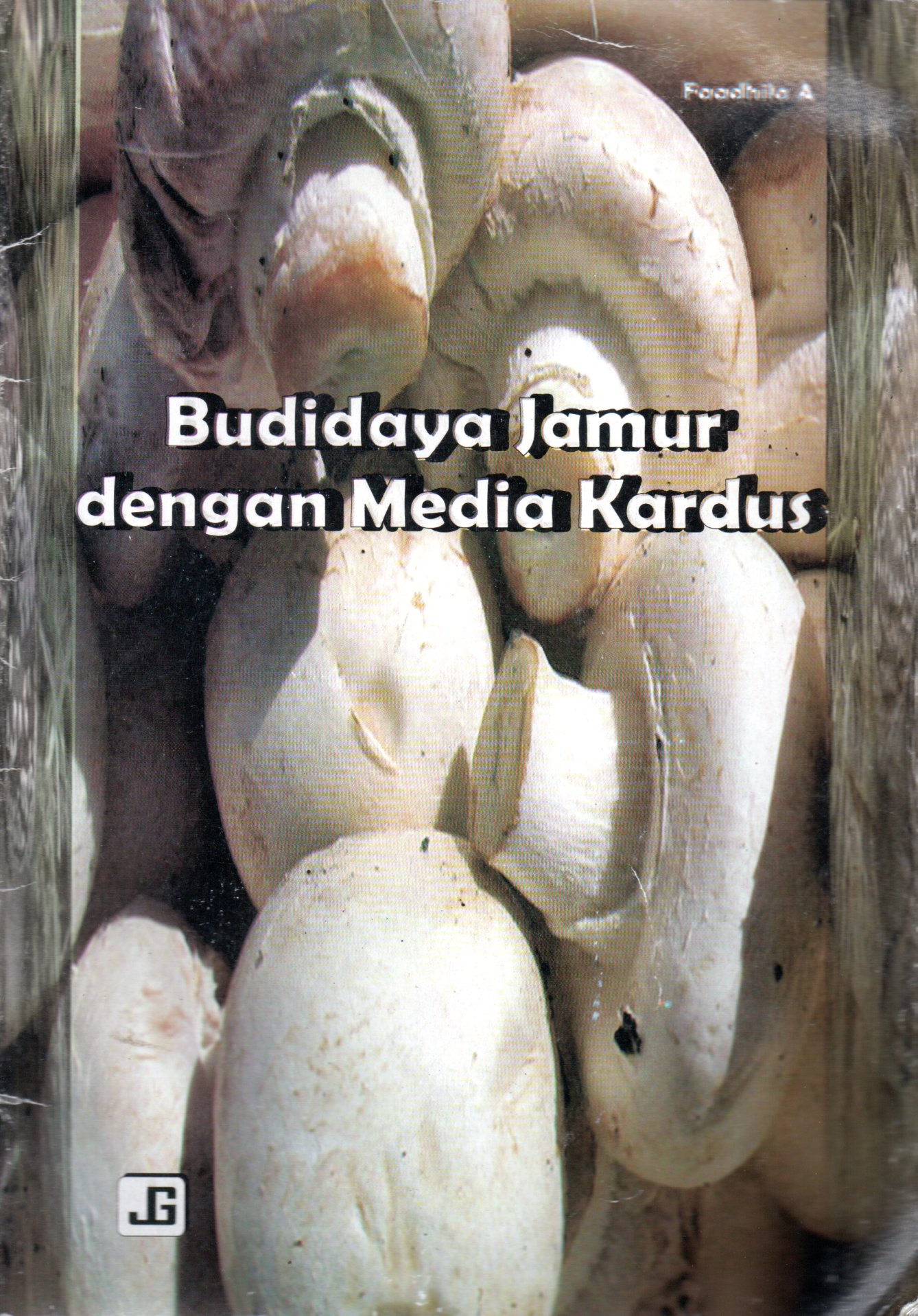 Sampul Budidaya Jamur dengan Media Kardus / Editor : Wawan Rusmana