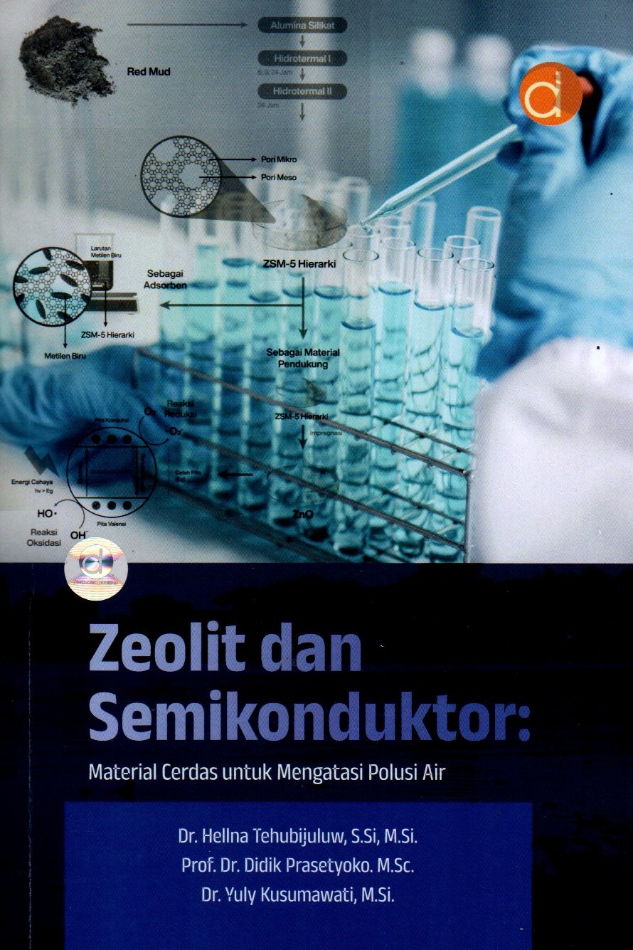 Sampul Zeolit dan Semikonduktor :  Material Cerdas untuk Mengatasi Polusi Air / Editor: Zakiyatur Rosidah