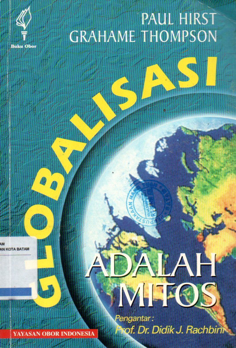Sampul Globalisasi adalah Mitos / Penerjemah: P Soemitro