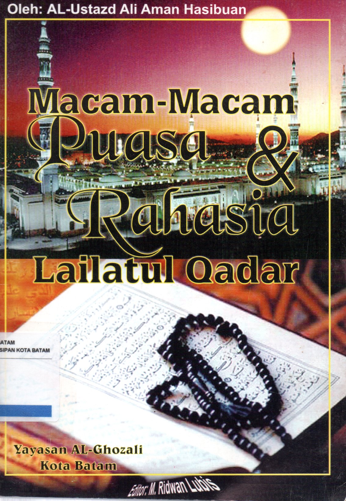 Sampul Macam-Macam Puasa dan Rahasia Lailatul Qadar