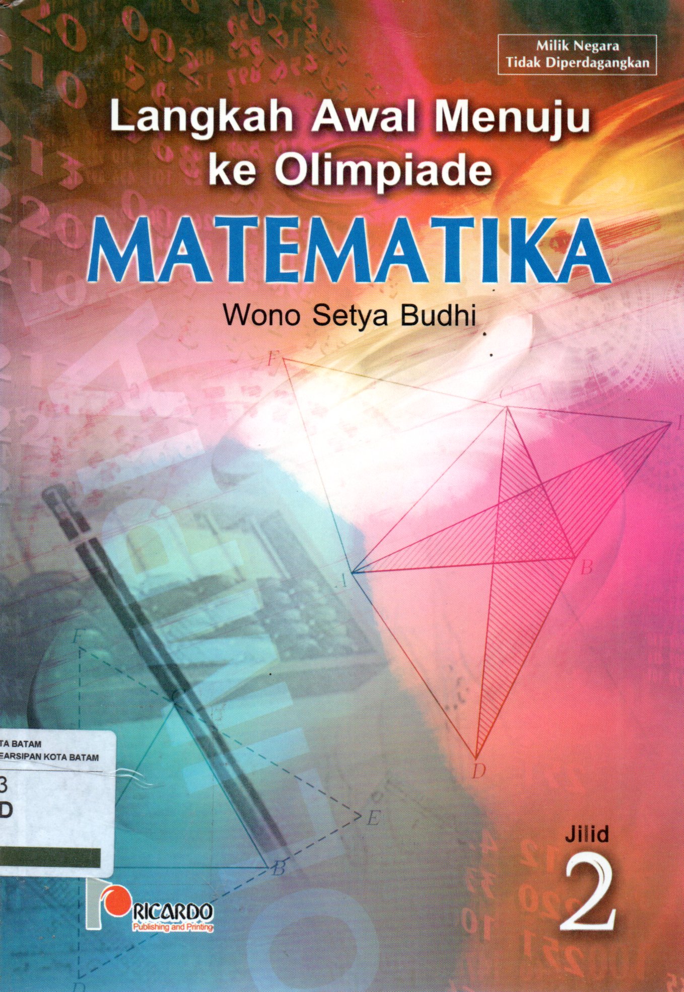 Sampul Langkah Awal Menuju ke Olimpiade Matematika