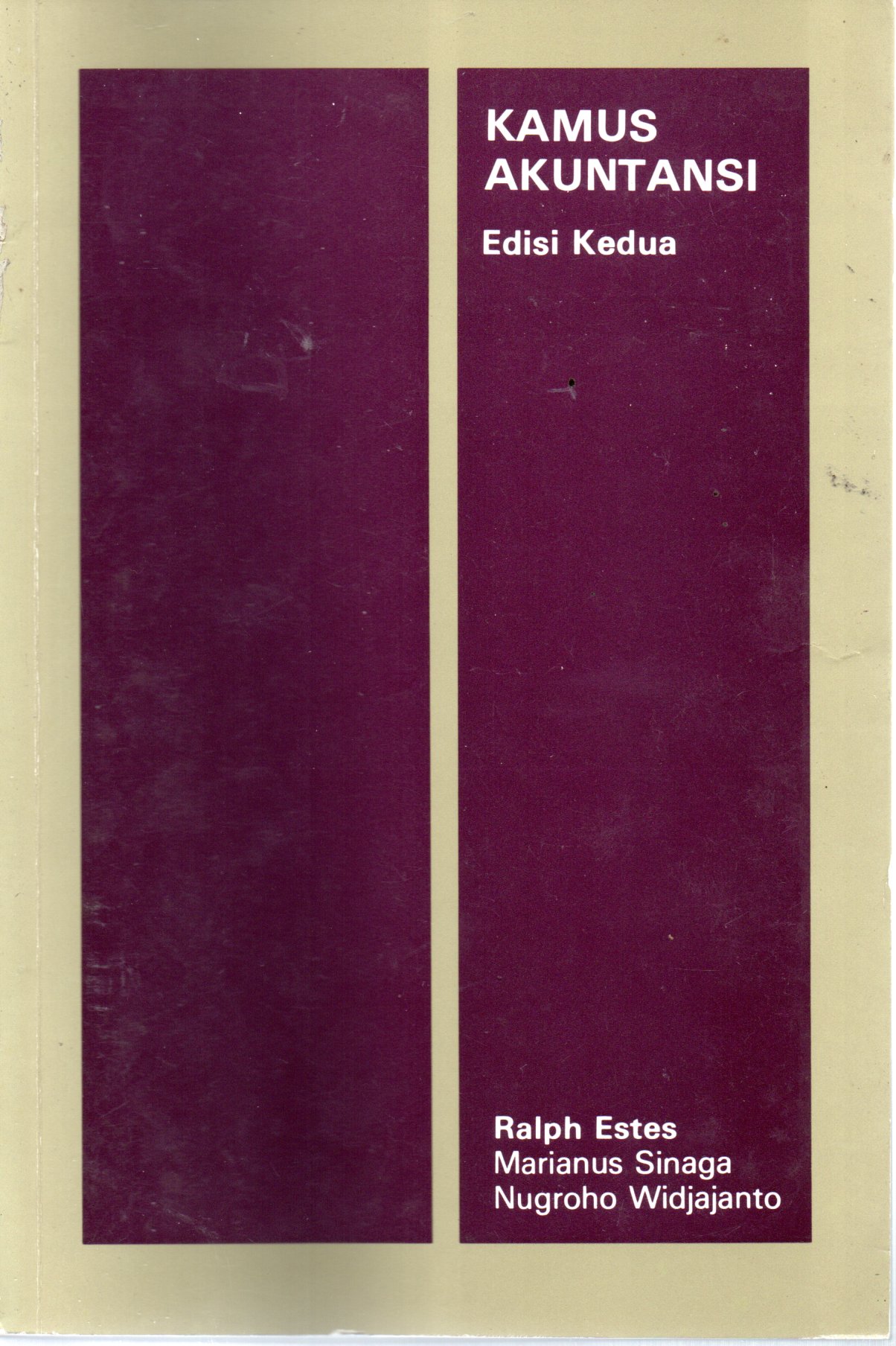 Sampul Kamus Akuntansi / Alih Bahasa: Nugroho Widjajanto