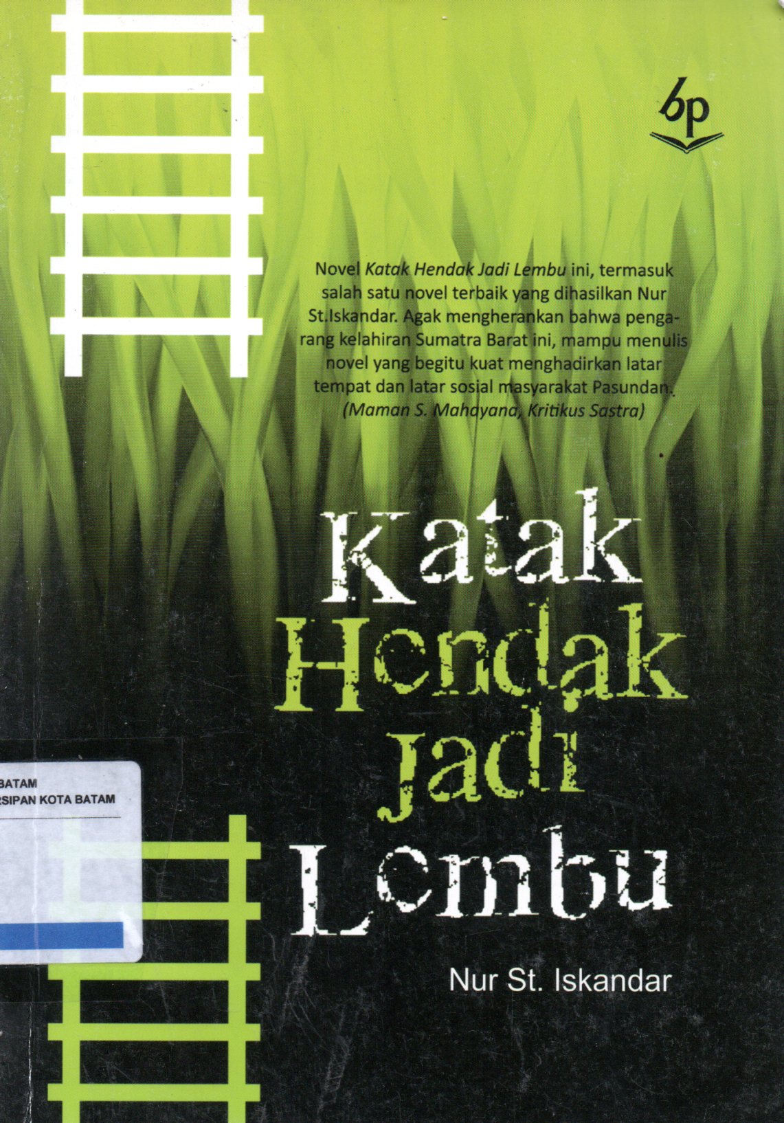 Sampul Katak Hendak Jadi Lembu / Penyunting: Tim Editor Balai Pustaka