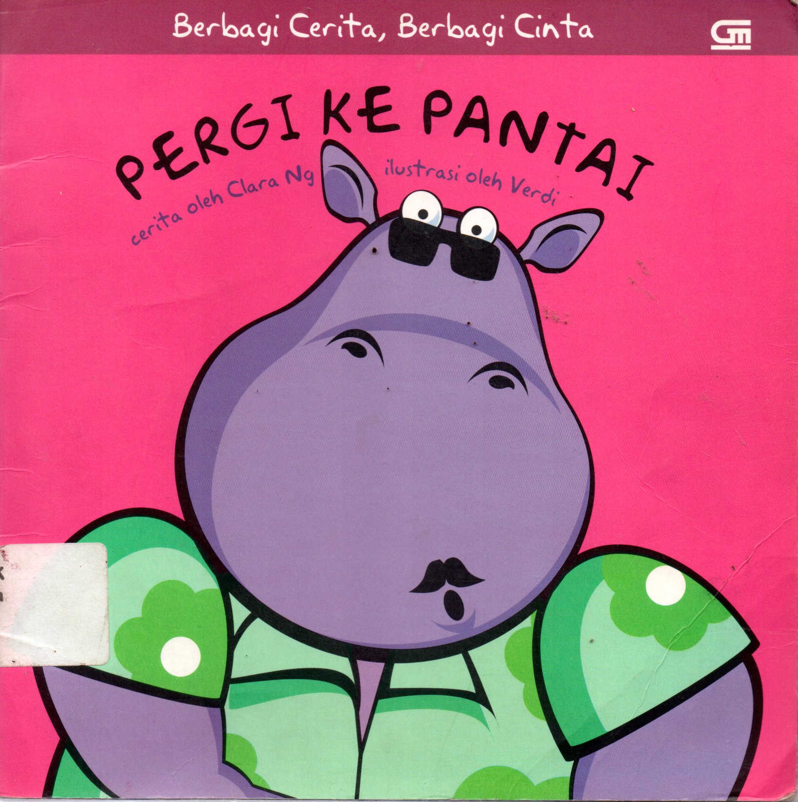Sampul Pergi Ke Pantai :  Berbagi Cerita, Berbagi Cinta / Ilustrasi: Verdi
