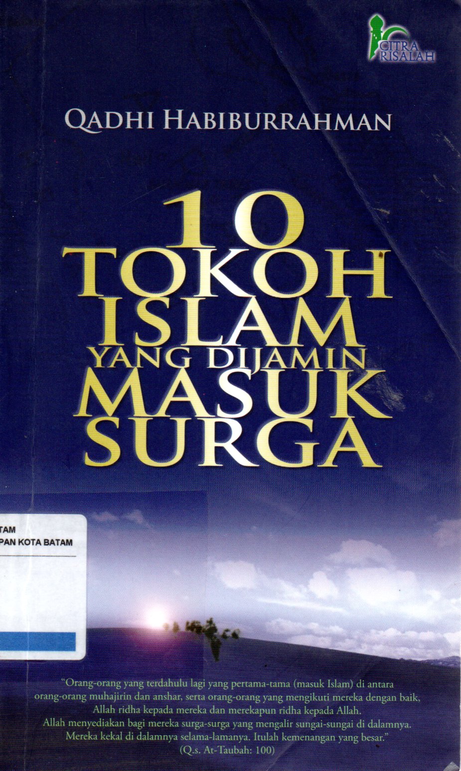 Sampul 10 Tokoh Islam yang Dijamin Masuk Surga / Penerjemah: Ustadz Ali Mahfudhi