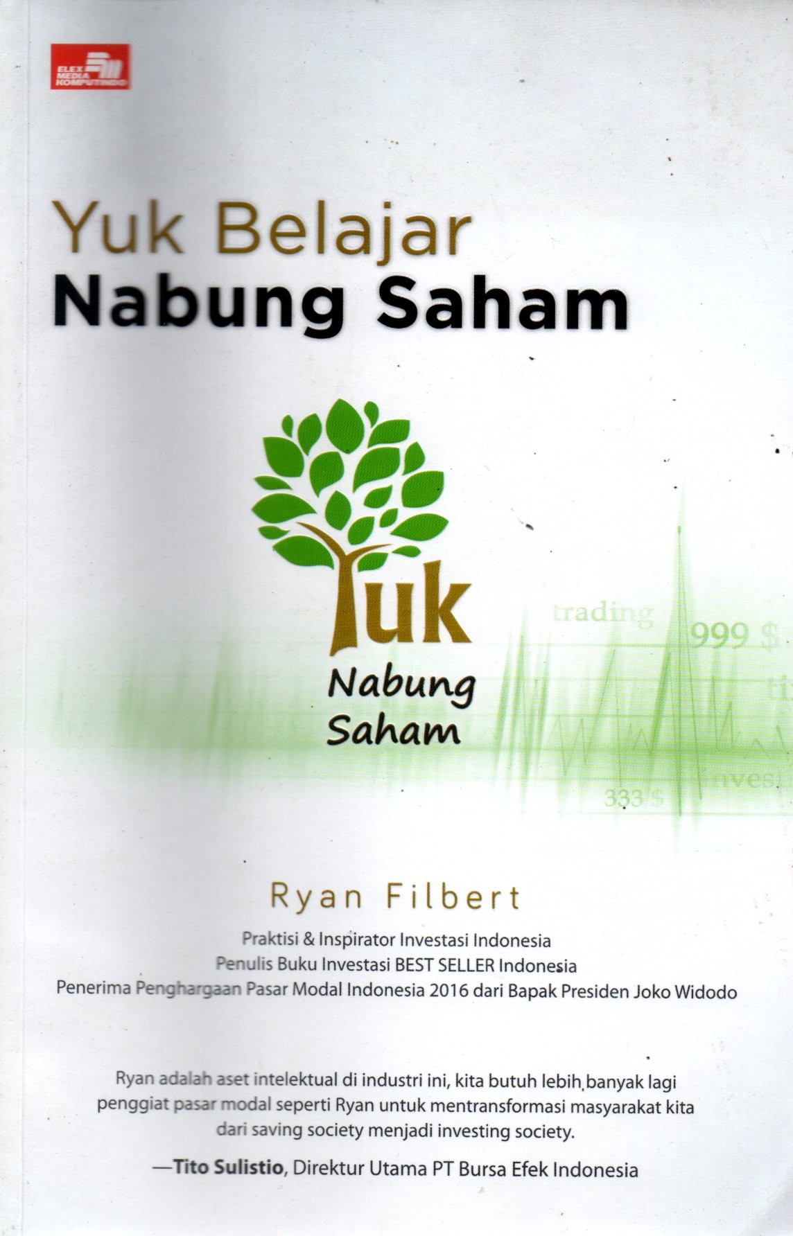 Sampul Yuk Belajar Nabung Saham / Editor: Anita Mamoedi