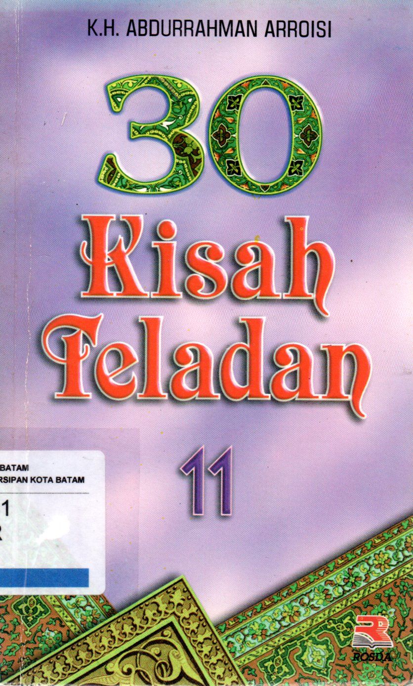 Sampul 30 Kisah Teladan 11 / Editor: Tjun Surjaman