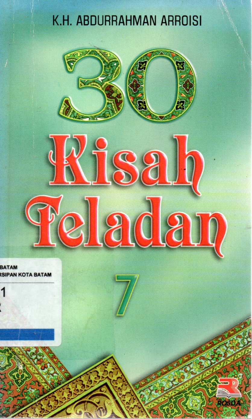 Sampul 30 Kisah Teladan 7 / Editor: Tjun Surjaman