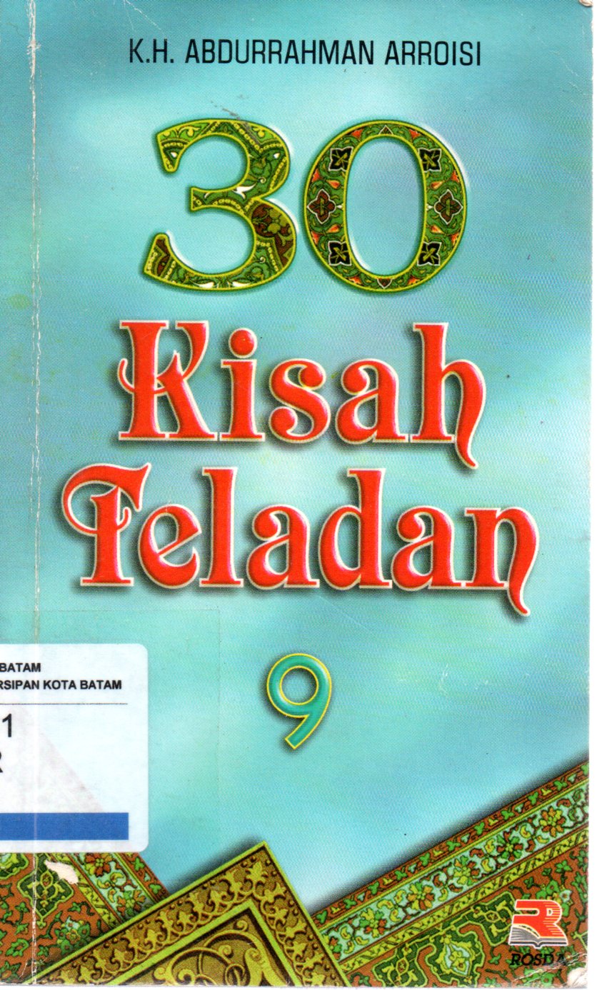 Sampul 30 Kisah Teladan 9 / Editor: Tjun Surjaman
