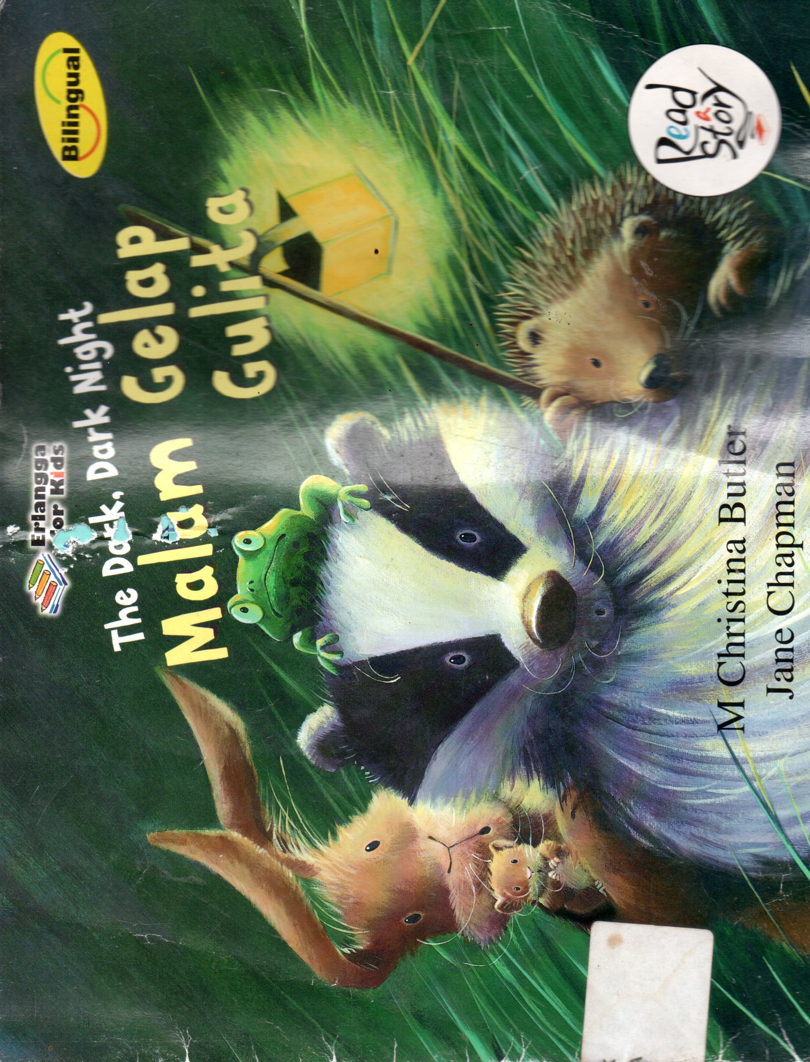 Sampul Malam Gelap Gulita=The Dark, Dark Night / Penerjemah: Hertriani Agustine