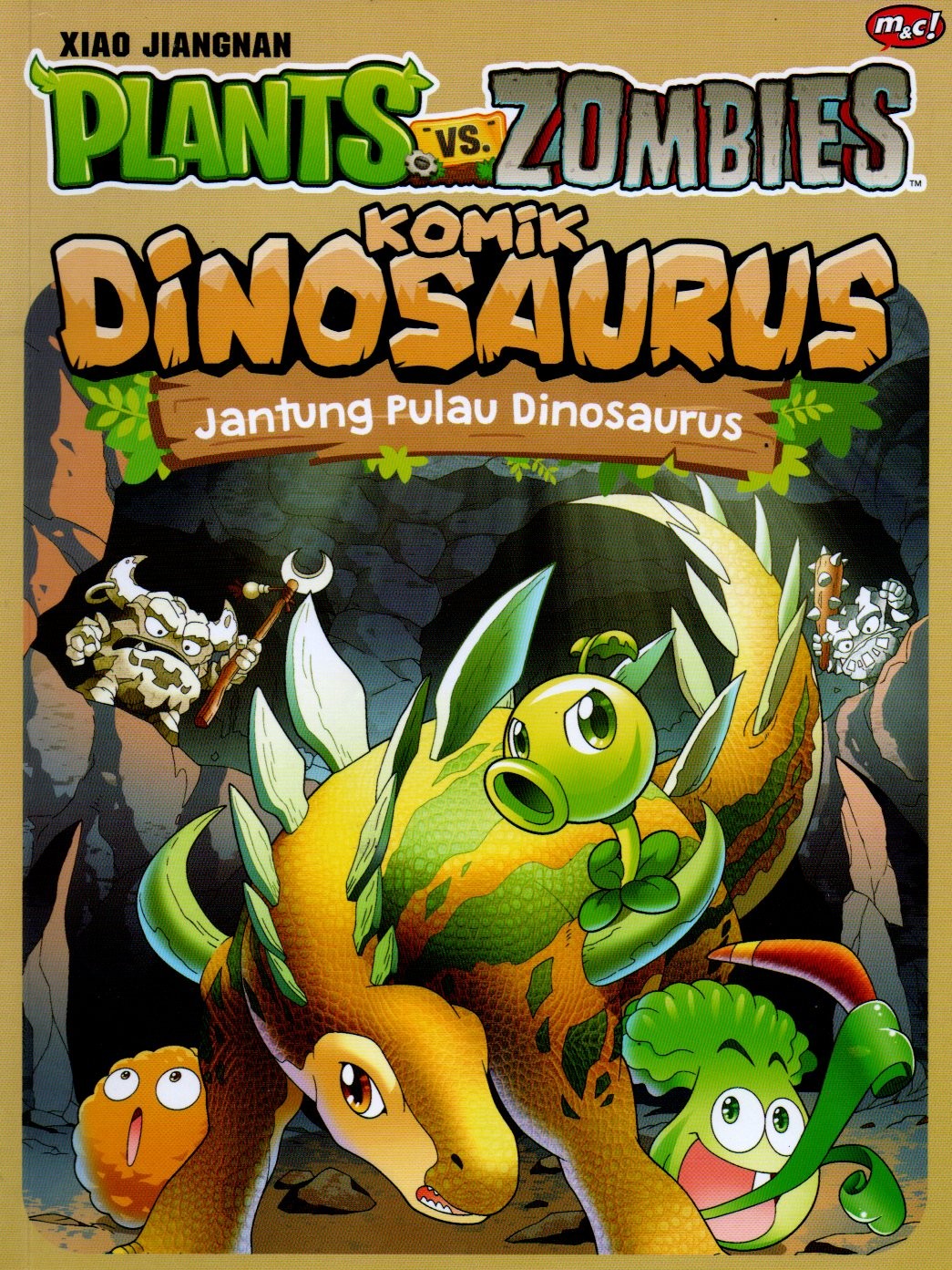 Sampul Plants Vs Zombies :  Komik Dinosaurus (Jantung Pulau Dinosaurus) / Alih Bahasa: Ratih Andaruni Widhiantari