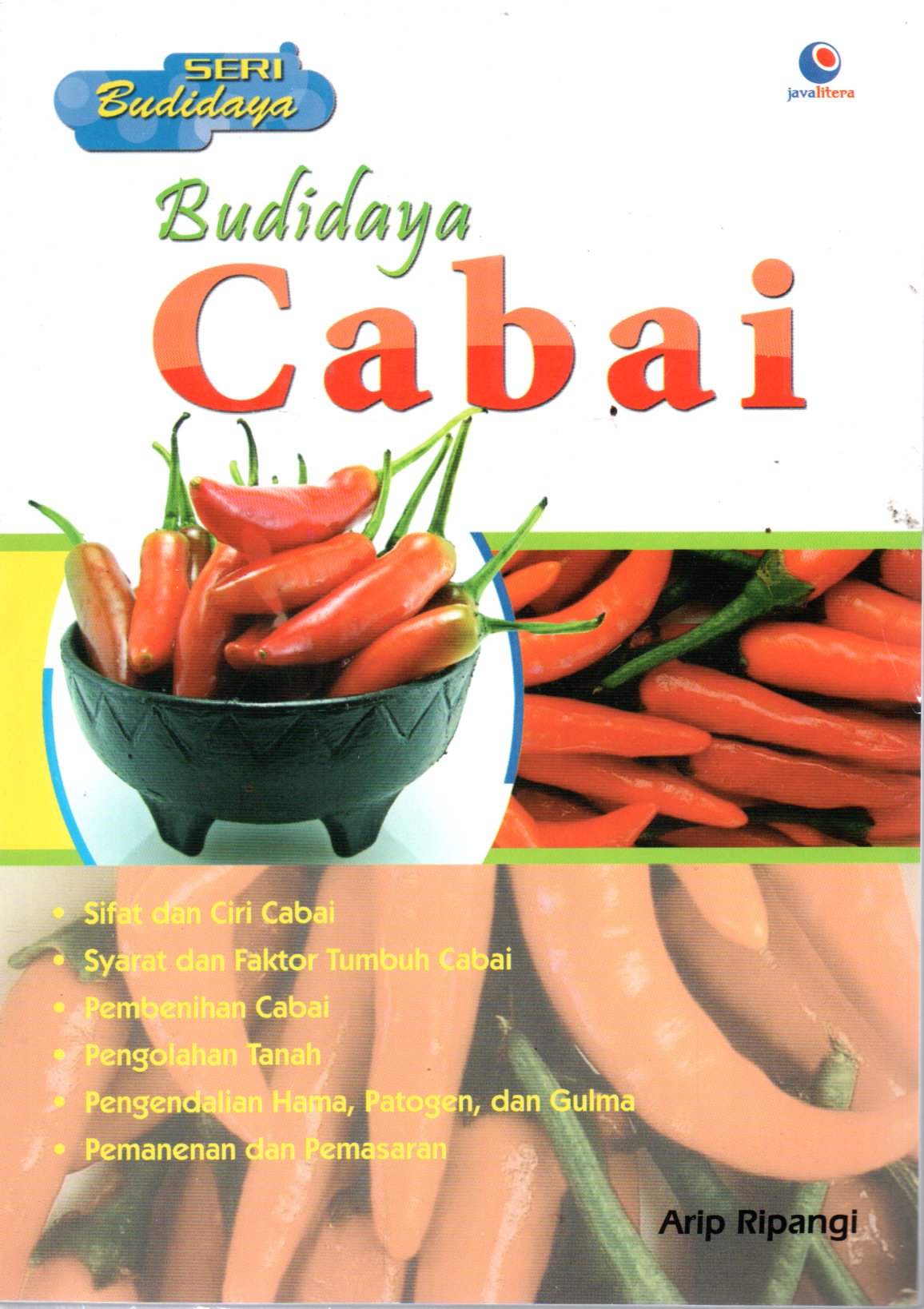 Sampul Budidaya Cabai / Penyunting: Chrisna