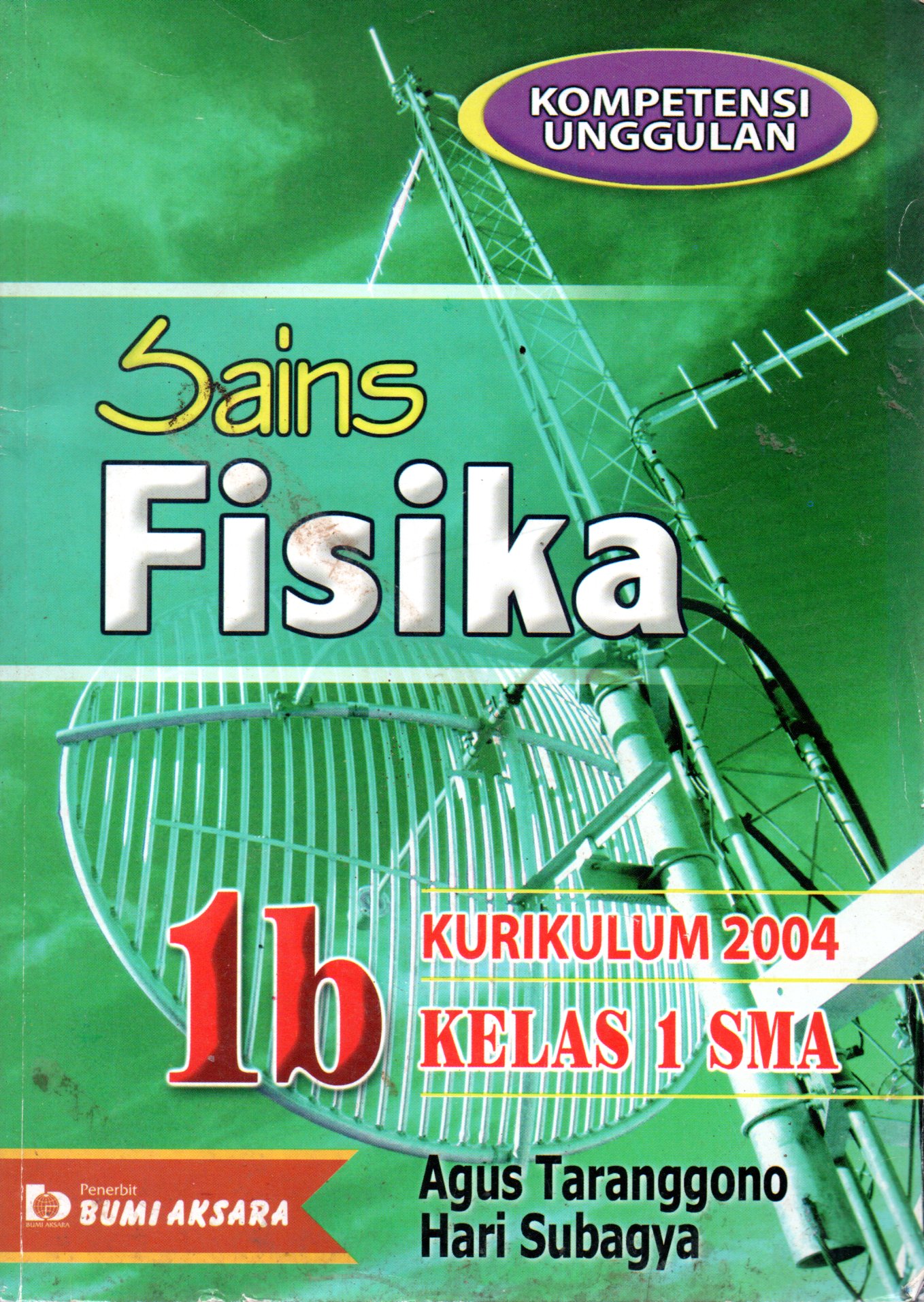 Sampul Sains Fisika 1b :  untuk SMA Kelas 1