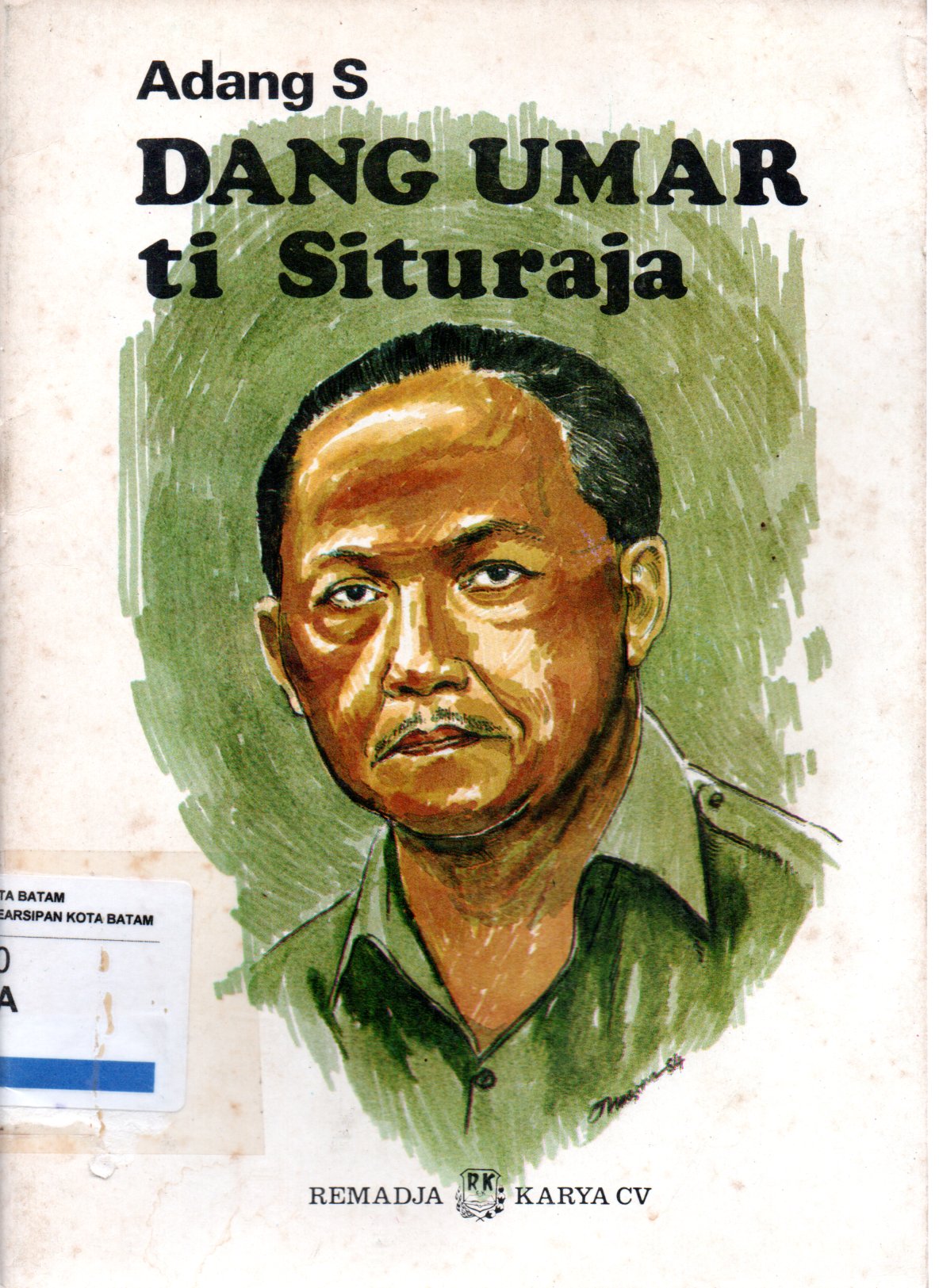 Sampul Dang Umar Ti Situraja / Ilustrasi: Onong Nugraha
