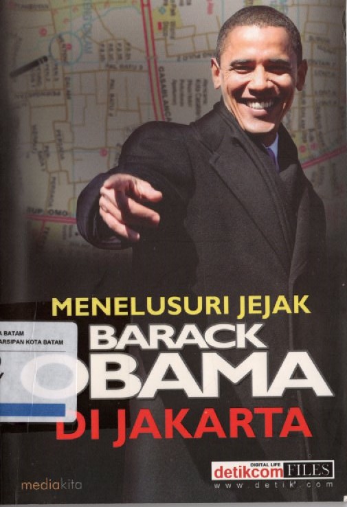 Sampul MENELUSURI JEJAK BARACK OBAMA DI JAKARTA