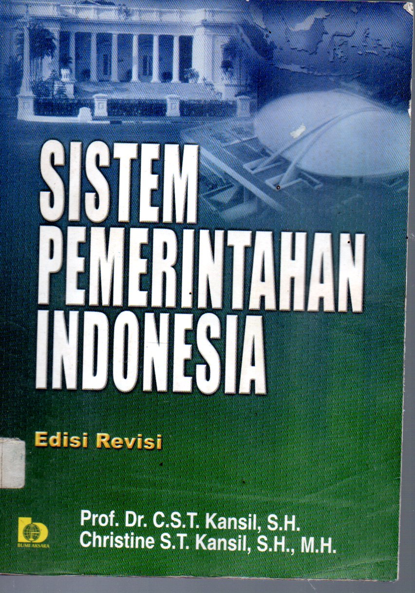 Sampul Sistem Pemerintahan Indonesia