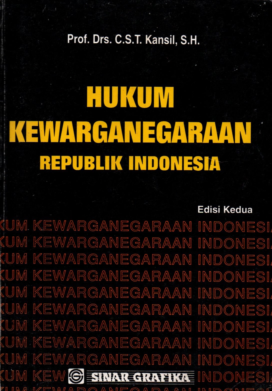 Sampul Hukum Kewarganegaraan Republik Indonesia