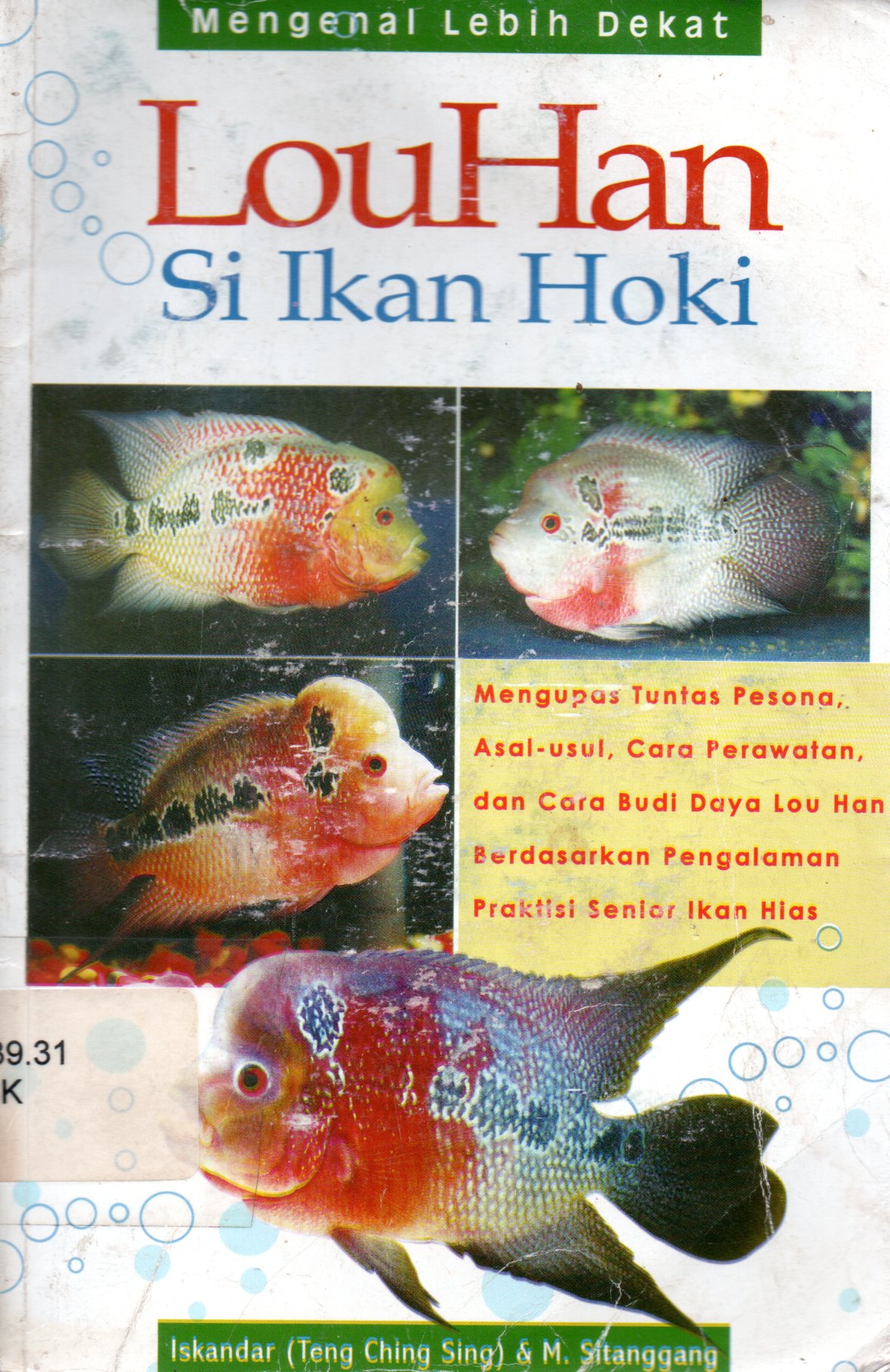 Sampul Mengenal Lebih Dekat Louhan si Ikan Hoki / Penyunting: Tanudi