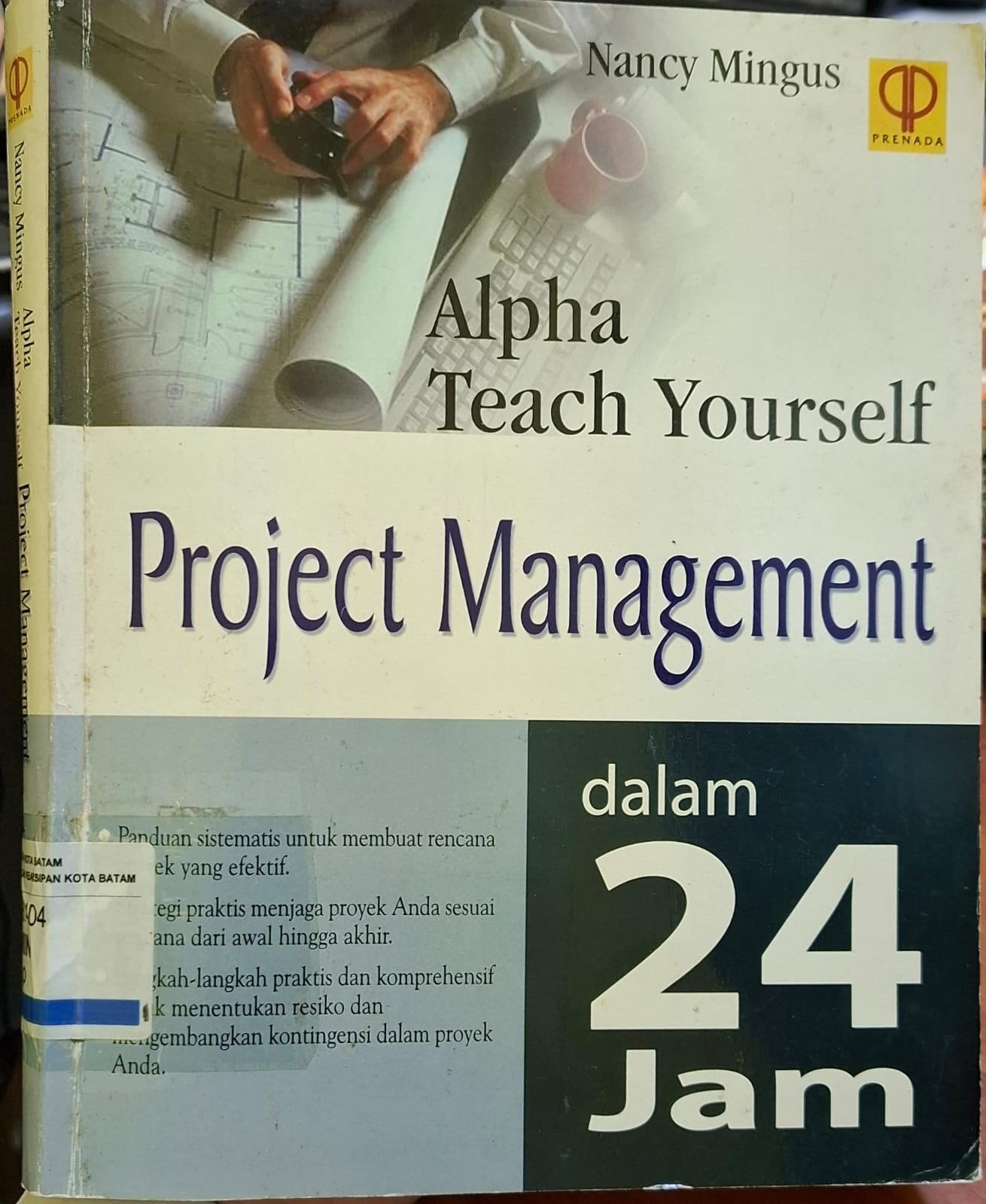 Sampul Alpha Teach Yourself :  Project Management / Alih Bahasa: Tri Wibowo BS.