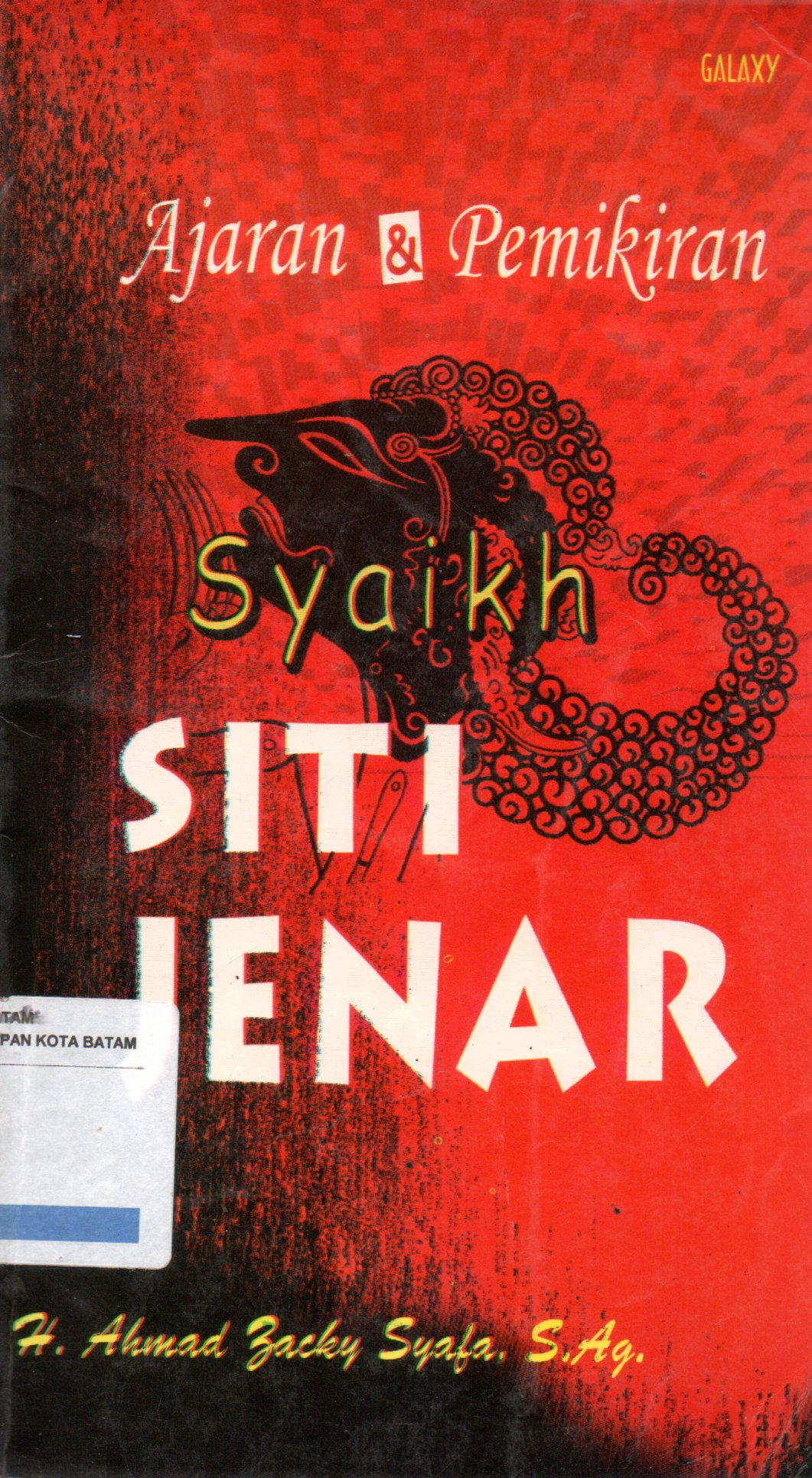 Sampul Ajaran dan Pemikiran Syaikh Siti Jenar
