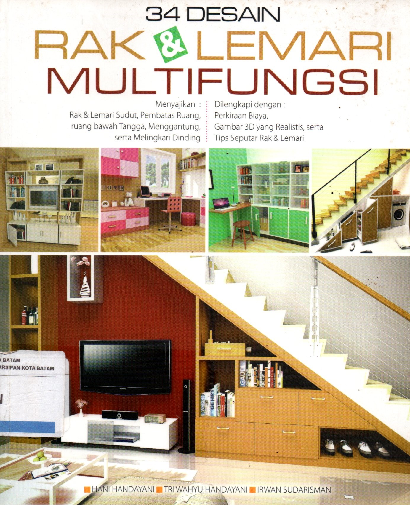 Sampul 34 Desain Rak dan Lemari Multifungsi / Editor: Dewanti Nurcahyani