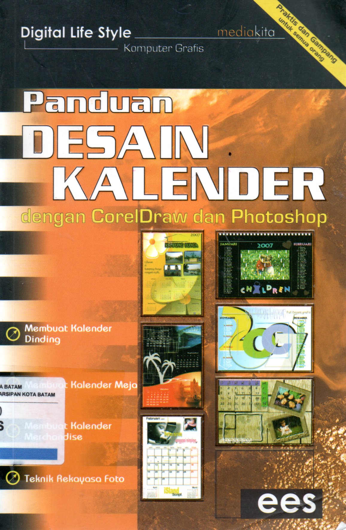Sampul Panduan Desain Kalender :  dengan Coreldraw dan Photoshop