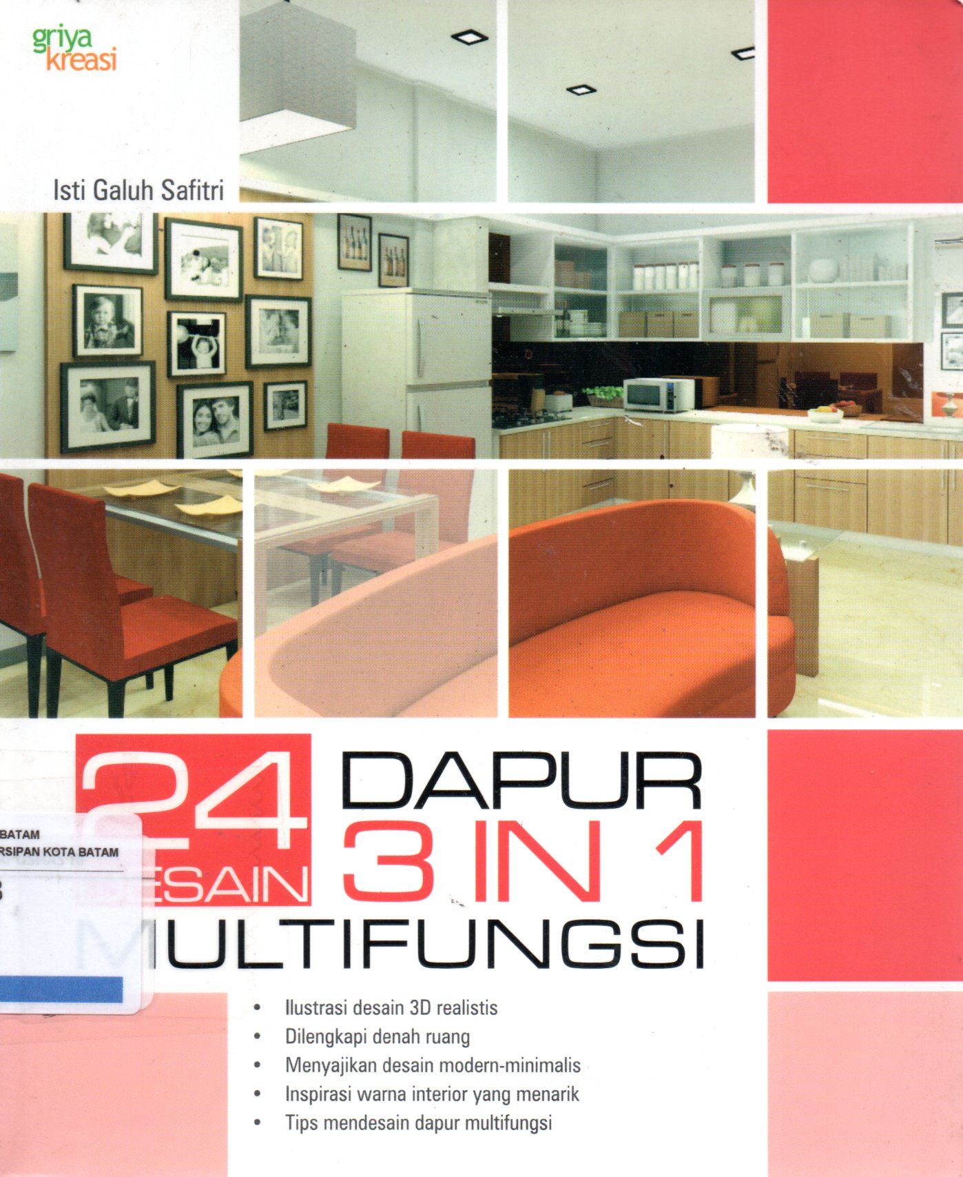 Sampul 24 Desain Dapur 3 in 1 Multifungsi / Editor: Dewanti Nurcahyani