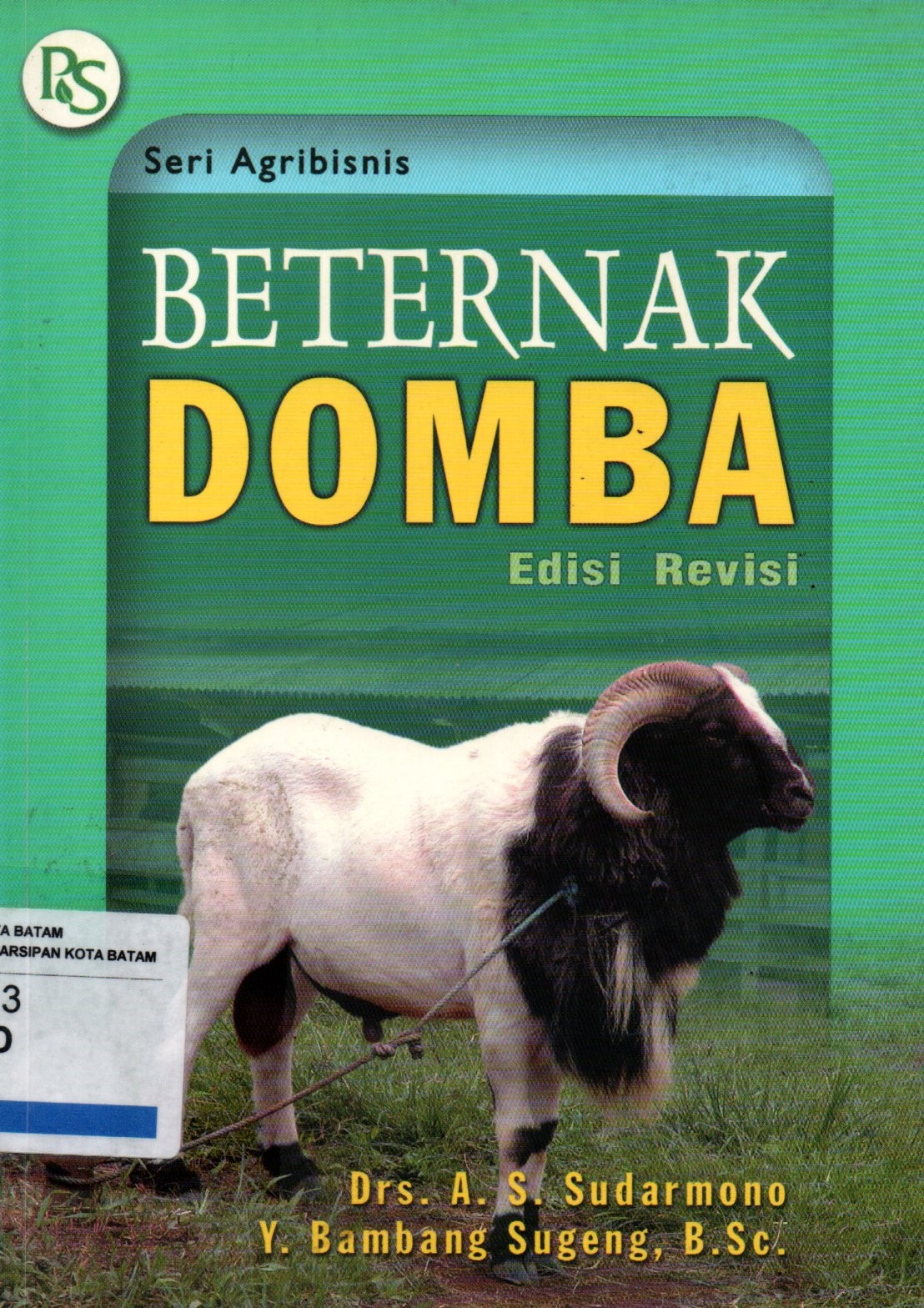 Sampul Beternak Domba :  Seri Agribisnis / Ilustrator: J. Sugito