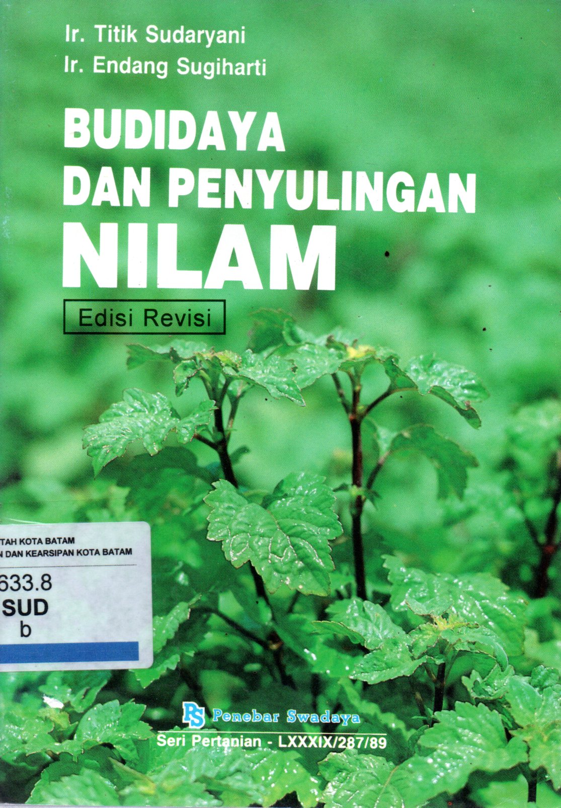 Sampul Budi Daya dan Penyulingan Nilam / Ilustrator: Sugito
