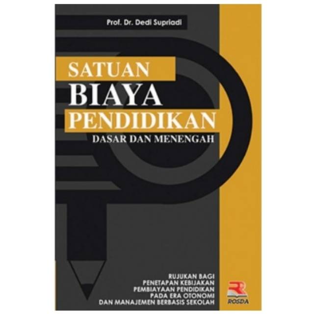 Sampul SATUAN BIAYA PENDIDIKAN DASAR DAN MENENGAH